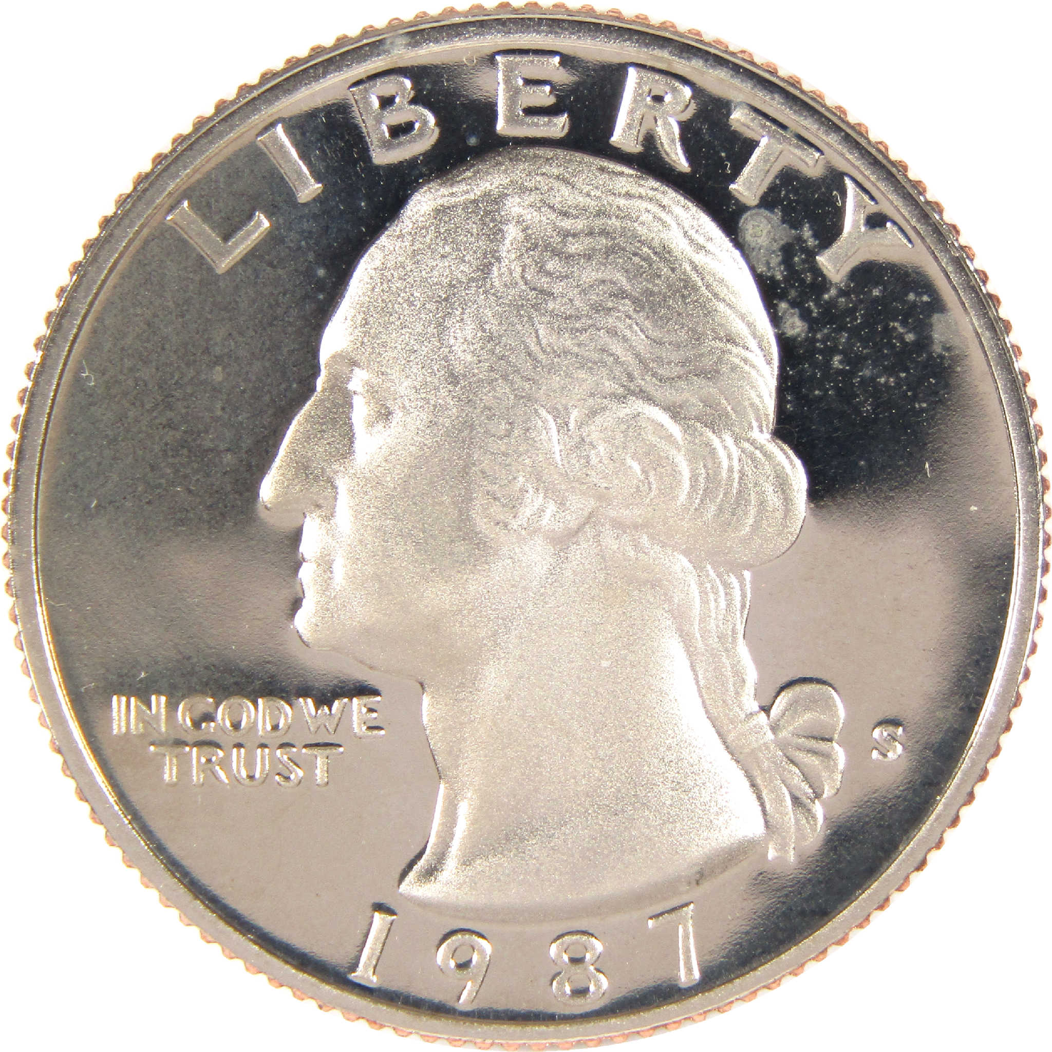 1987 S Washington Quarter Clad 25c Proof Coin
