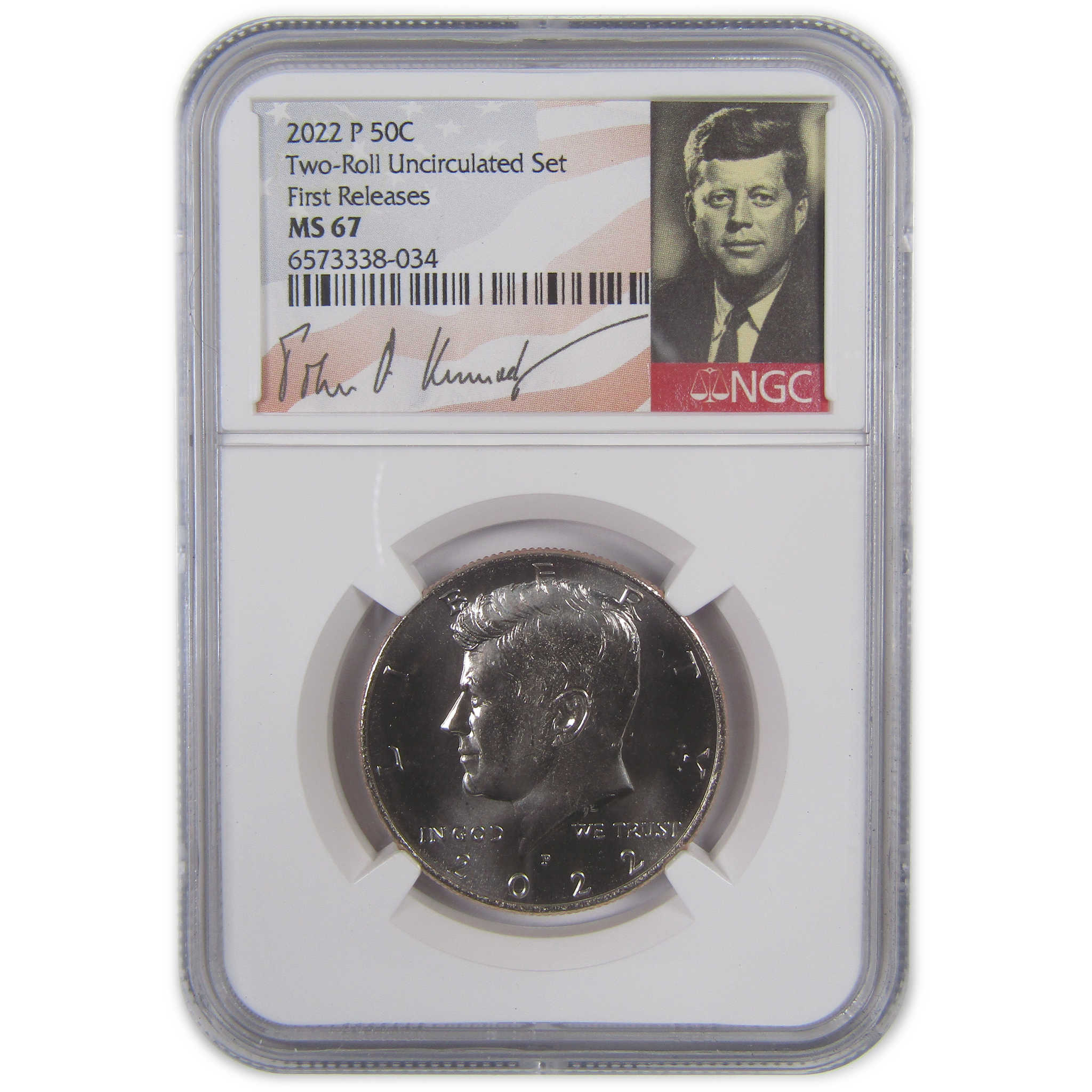 2022 P Kennedy Half Dollar MS 67 NGC Clad First Releases SKU:CPC9772