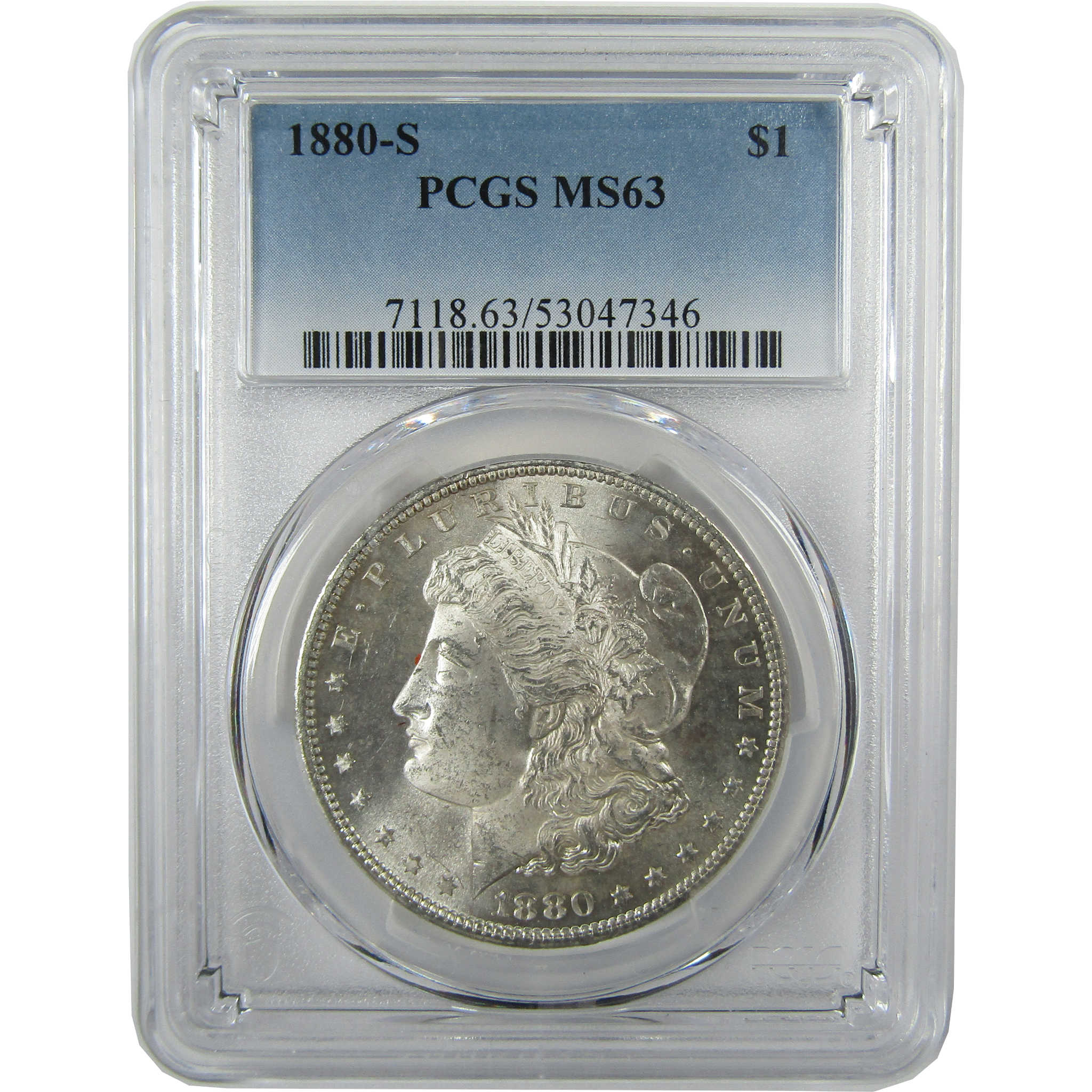 1880 S Morgan Silver Dollar MS 63 PCGS Uncirculated $1 Coin SKU:I27829