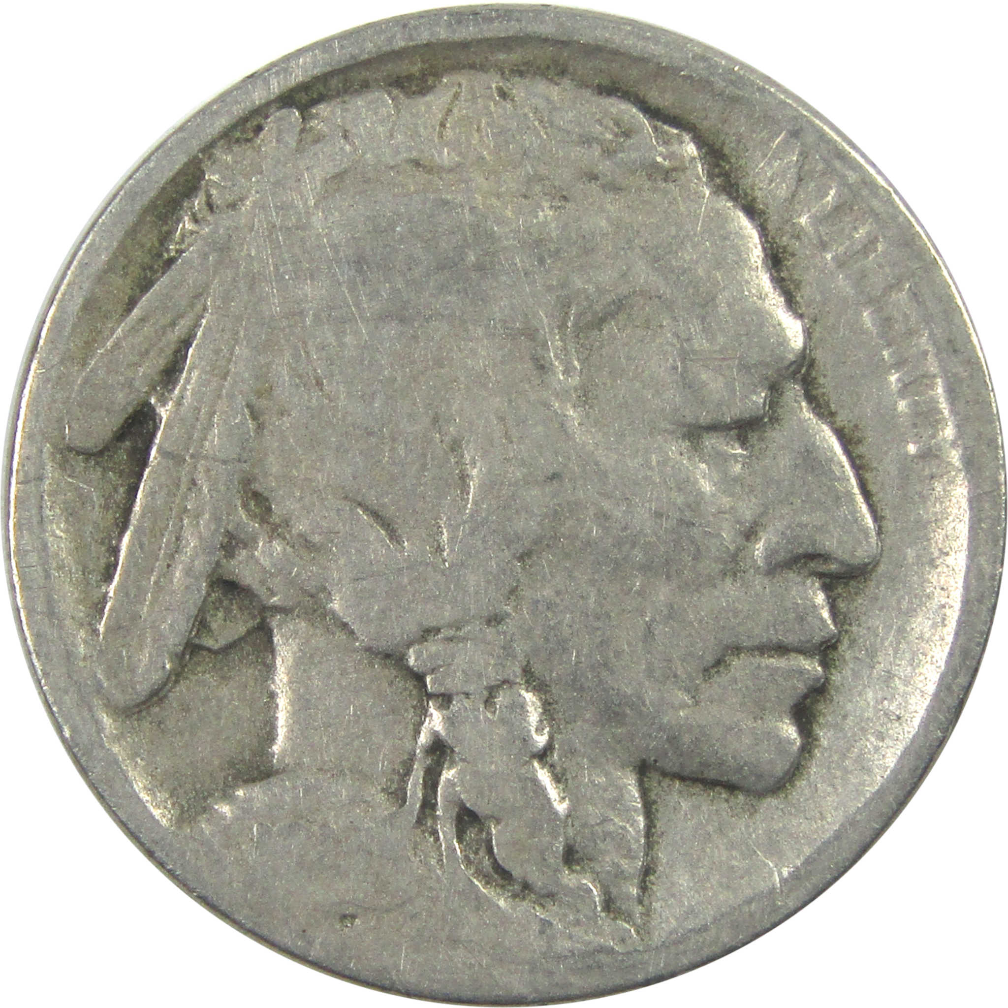 1914 D Indian Head Buffalo Nickel AG About Good 5c Coin SKU:I15343