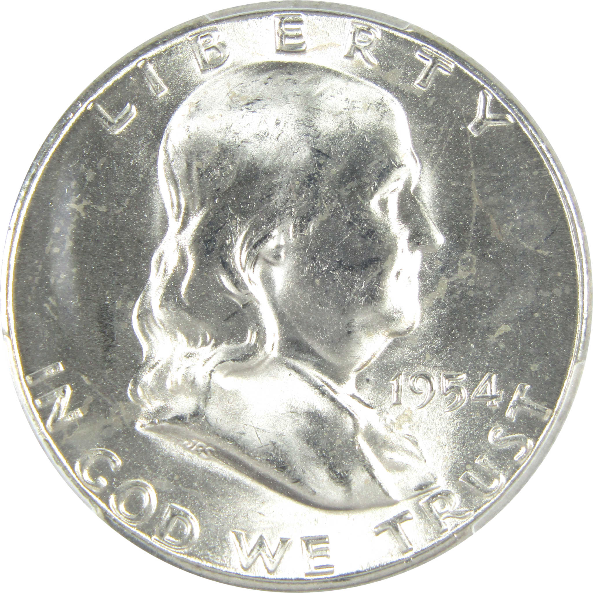 1954 S Franklin Half Dollar MS 64 PCGS Silver 50c Unc Coin SKU:I15235