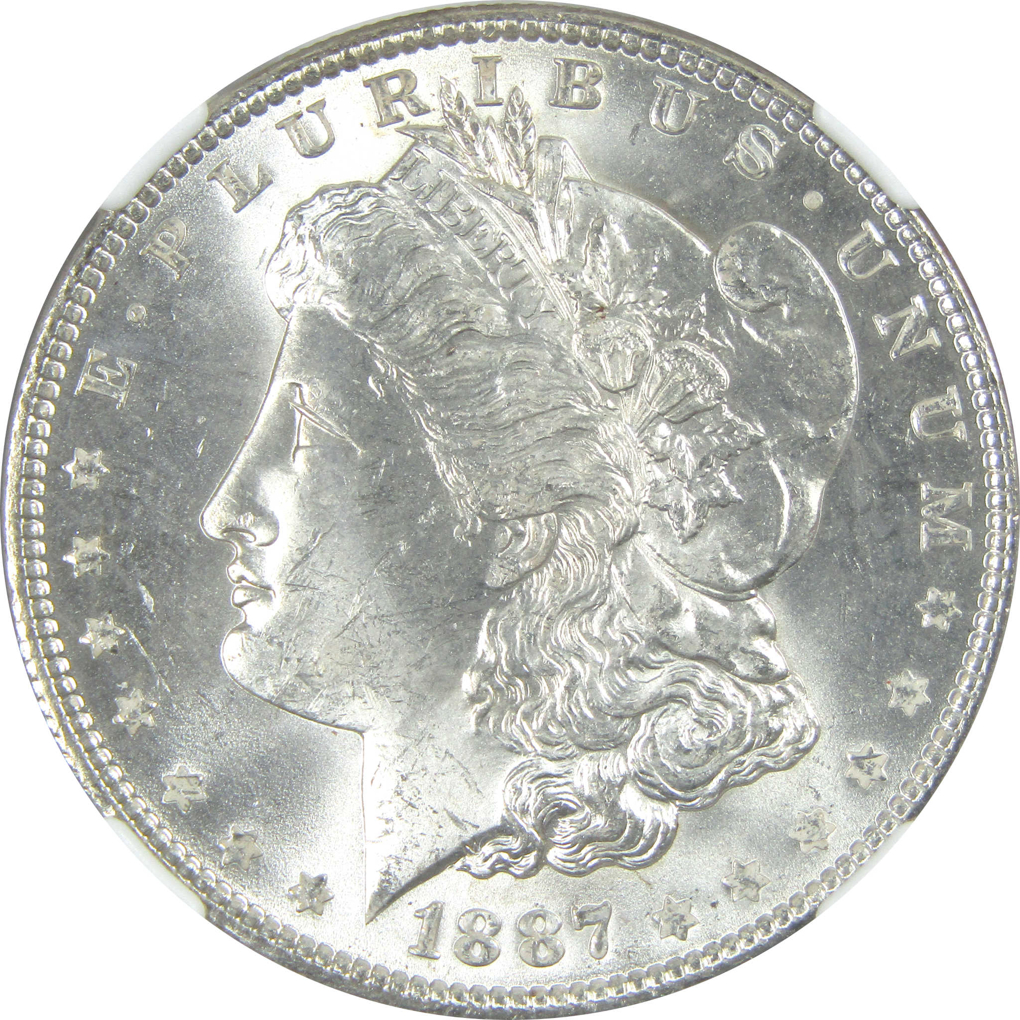 1887 Morgan Dollar MS 64 NGC Silver $1 Uncirculated Coin SKU:I15692 - Morgan coin - Morgan silver dollar - Morgan silver dollar for sale - Profile Coins &amp; Collectibles