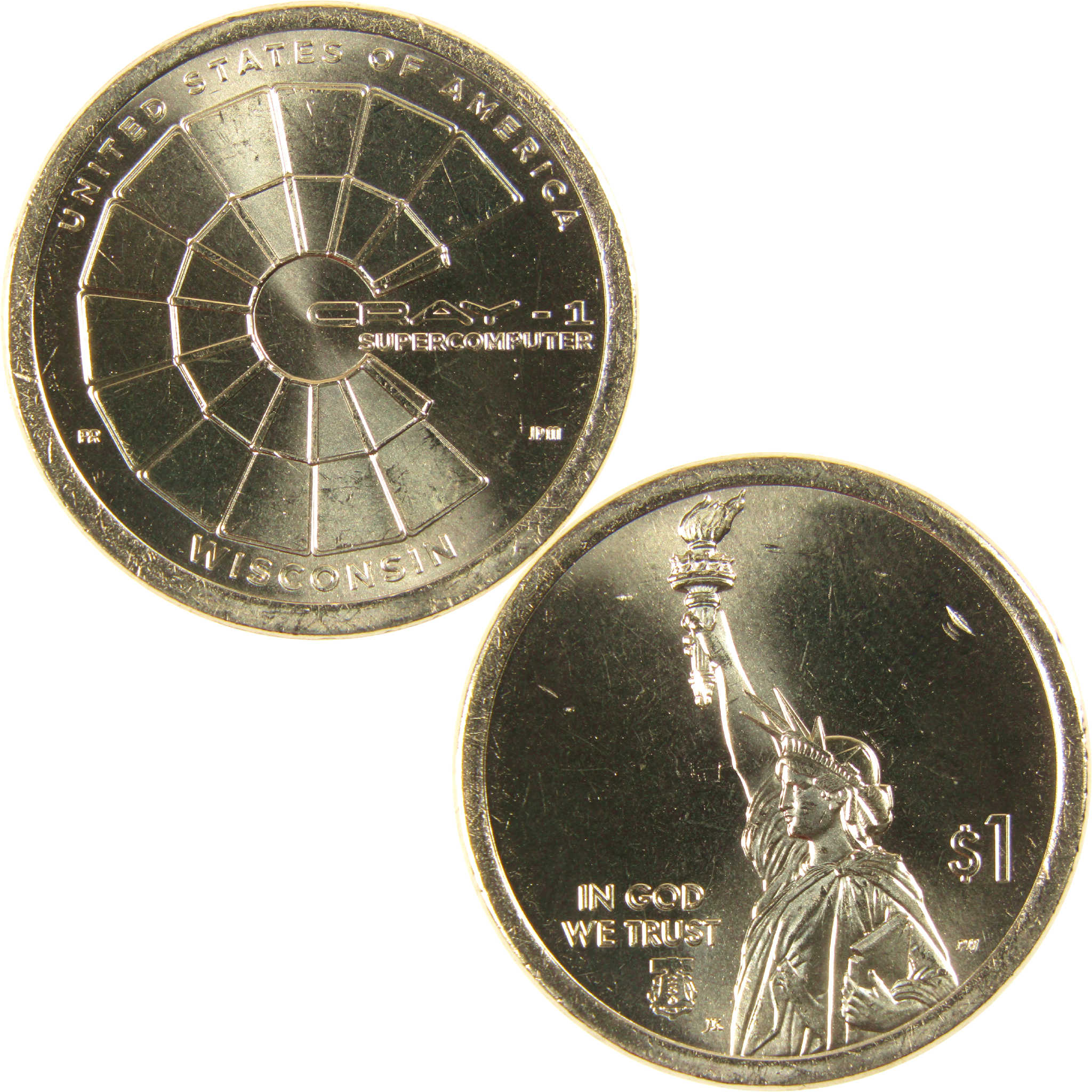 2026 P Wisconsin Cray-1 Supercomputer Innovation Dollar Uncirculated