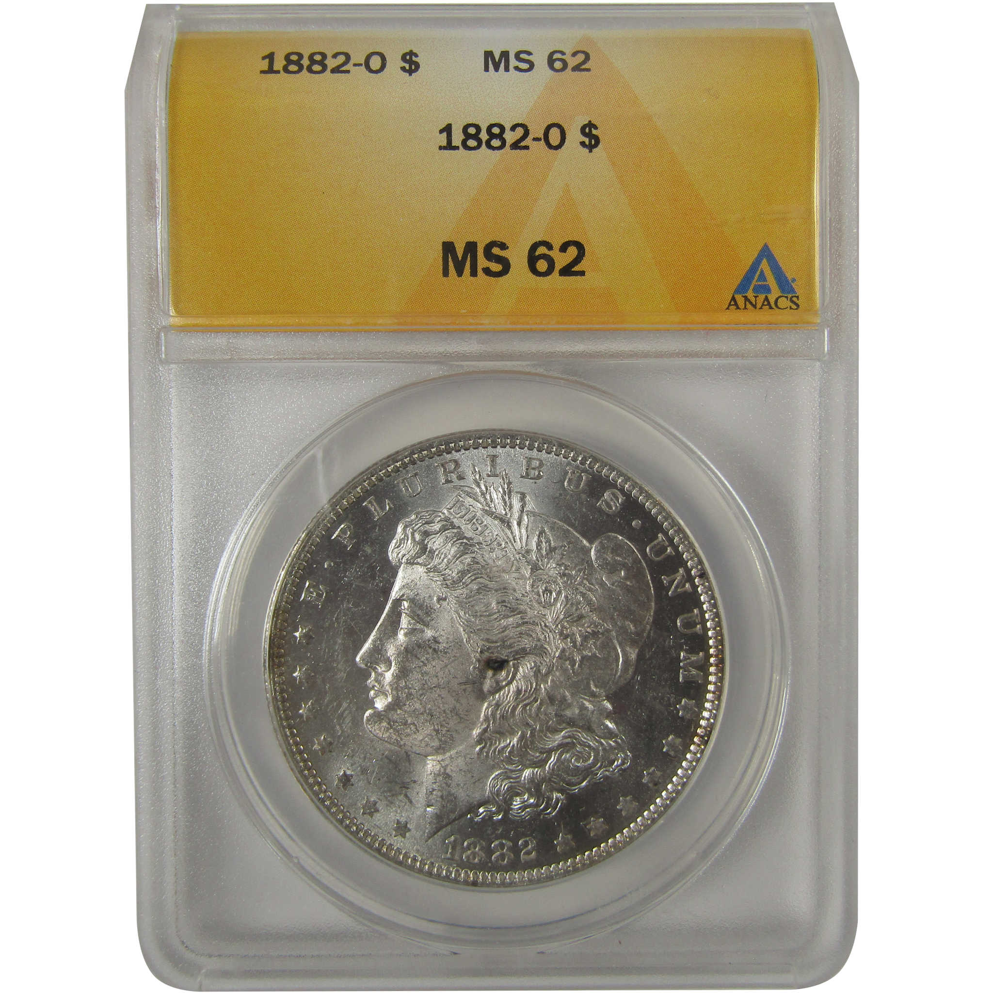 1882 O Morgan Dollar MS 62 ANACS Silver Uncirculated SKU:I23120 - Morgan coin - Morgan silver dollar - Morgan silver dollar for sale - Profile Coins &amp; Collectibles