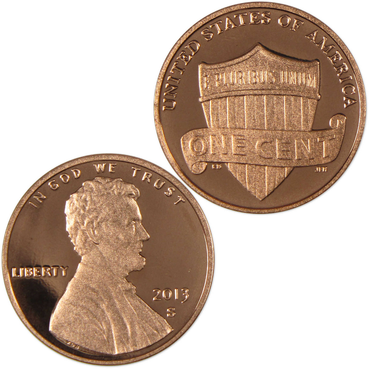2013 S Lincoln Shield Cent Proof Penny 1c Coin Collectible