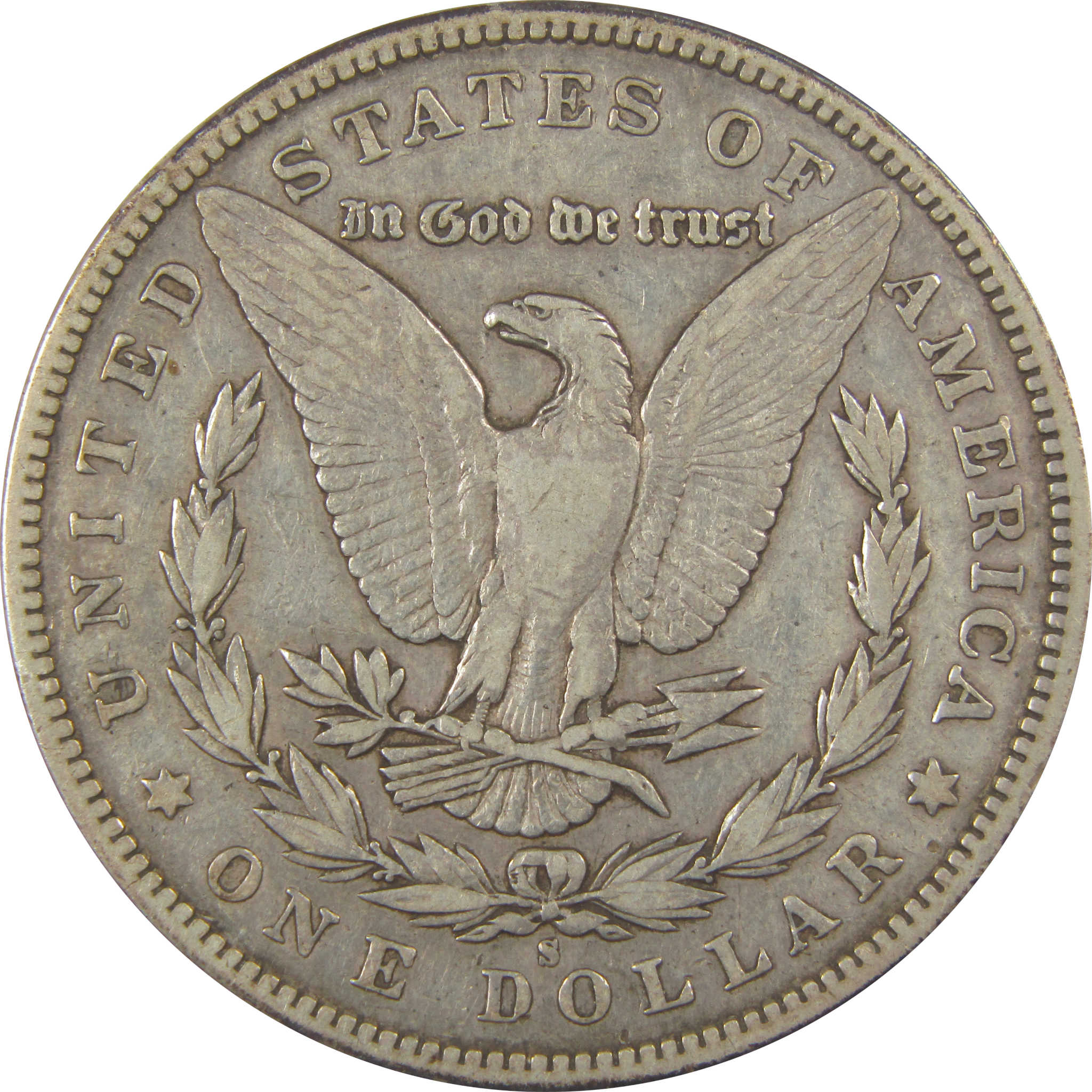 1896 S Morgan Dollar VF Very Fine Silver $1 Coin SKU:I22040 - Morgan coin - Morgan silver dollar - Morgan silver dollar for sale - Profile Coins &amp; Collectibles