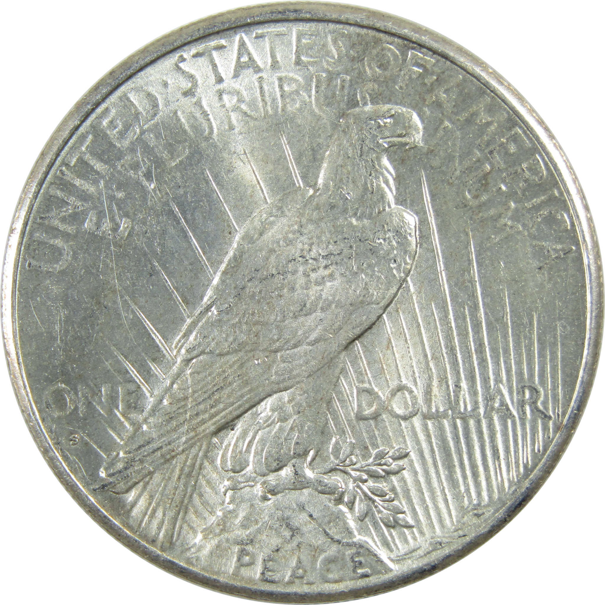 1926 S Peace Dollar AU About Uncirculated Silver $1 Coin SKU:I12834