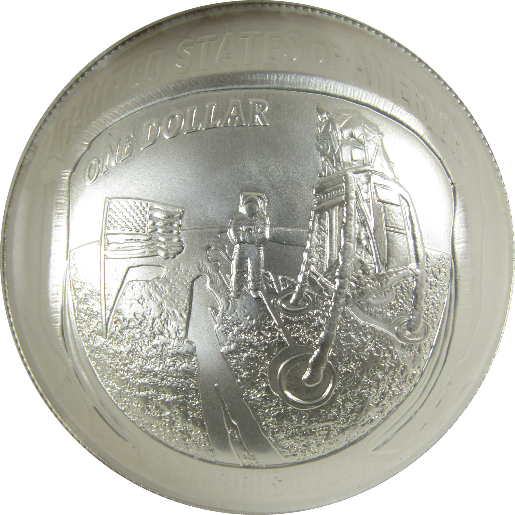 2019 P Apollo 11 50th Anniversary Silver $1 MS 70 NGC SKU:CP1658