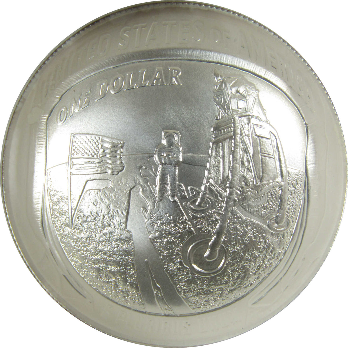 2019 P Apollo 11 50th Anniversary Silver $1 MS 70 NGC SKU:CP1658
