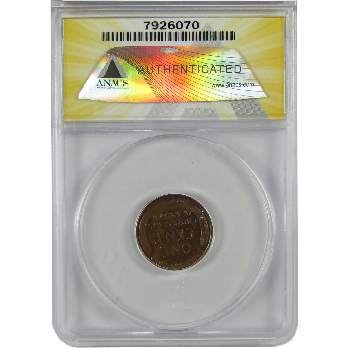 1918 Lincoln Wheat Cent MS 63 RB ANACS Penny 1c Coin SKU:I28752