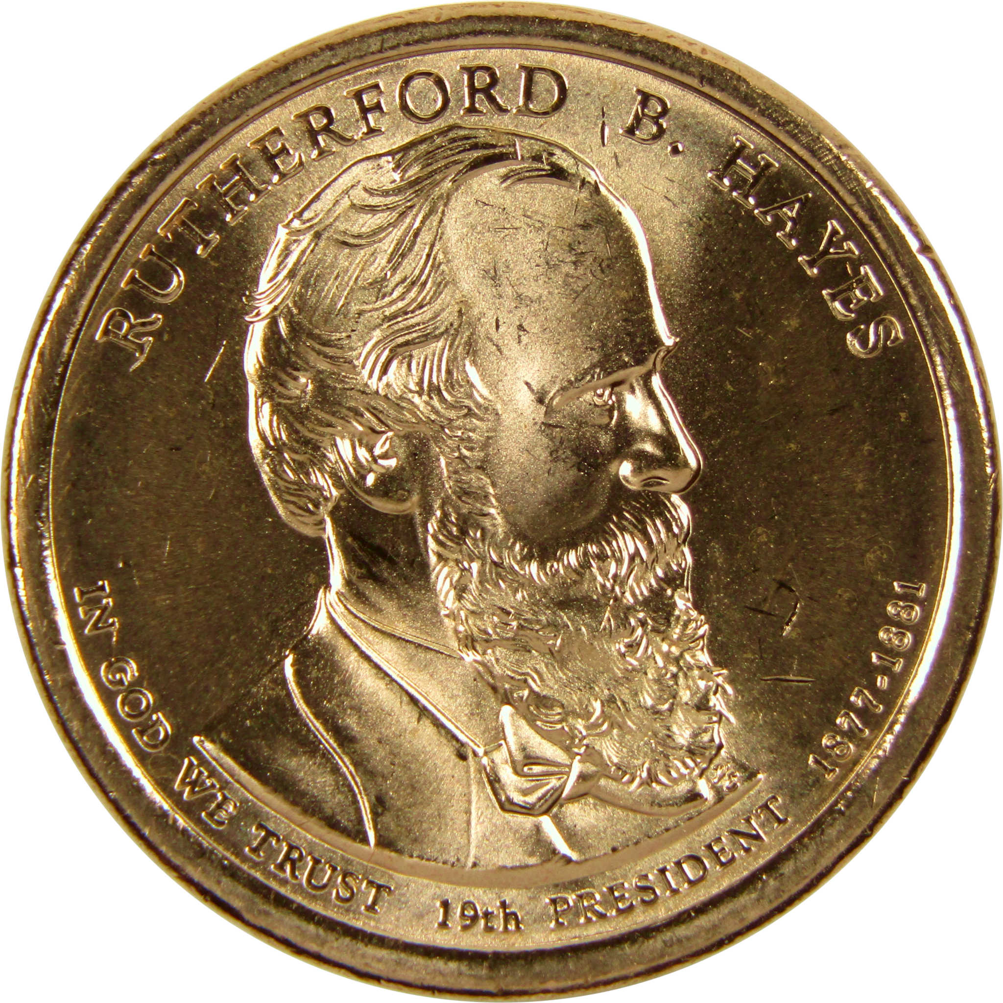 2011 D Rutherford B. Hayes Presidential Dollar BU Uncirculated $1 Coin