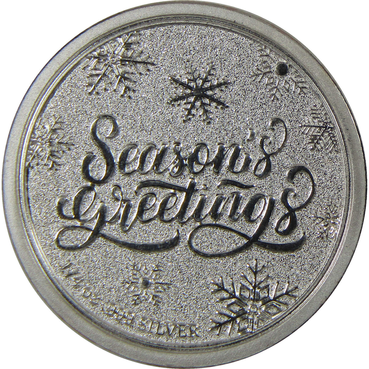 Season's Greeting Cardinal 1/4 oz .999 Silver Round Collectible