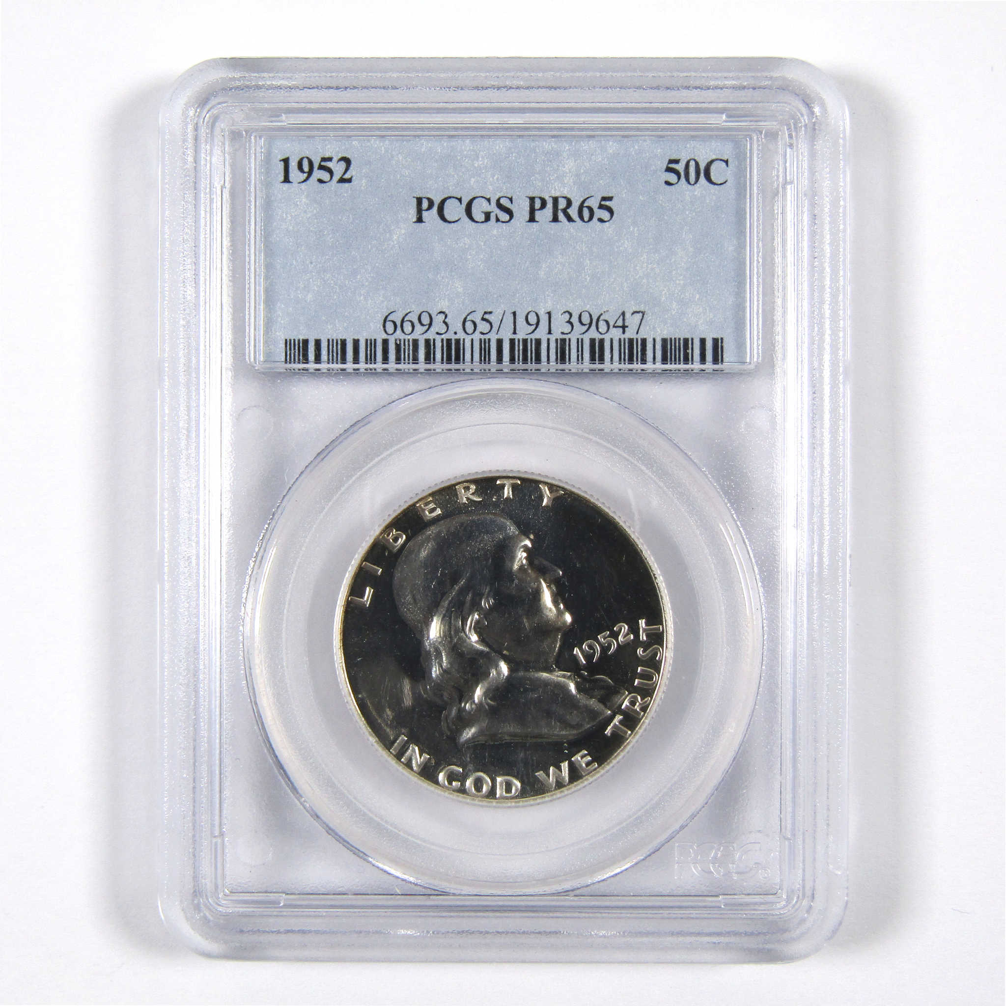 1952 Franklin Half Dollar PR 65 PCGS 90% Silver 50c Proof SKU:I8745