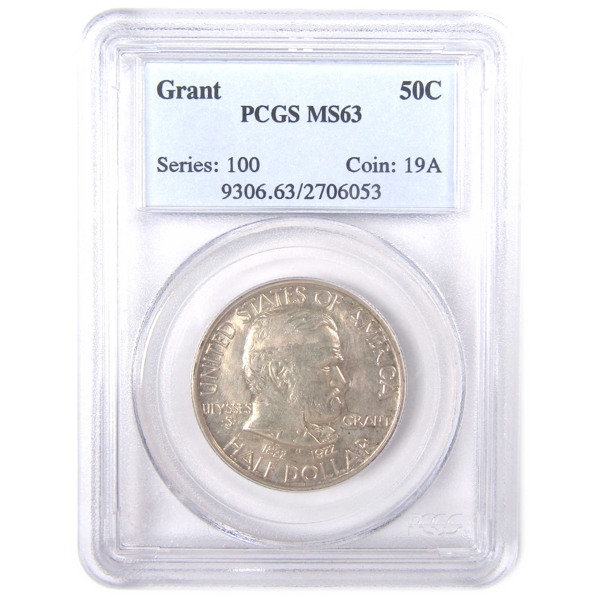 Grant Memorial Commemorative Half Dollar 1922 MS 63 PCGS SKU:I16864