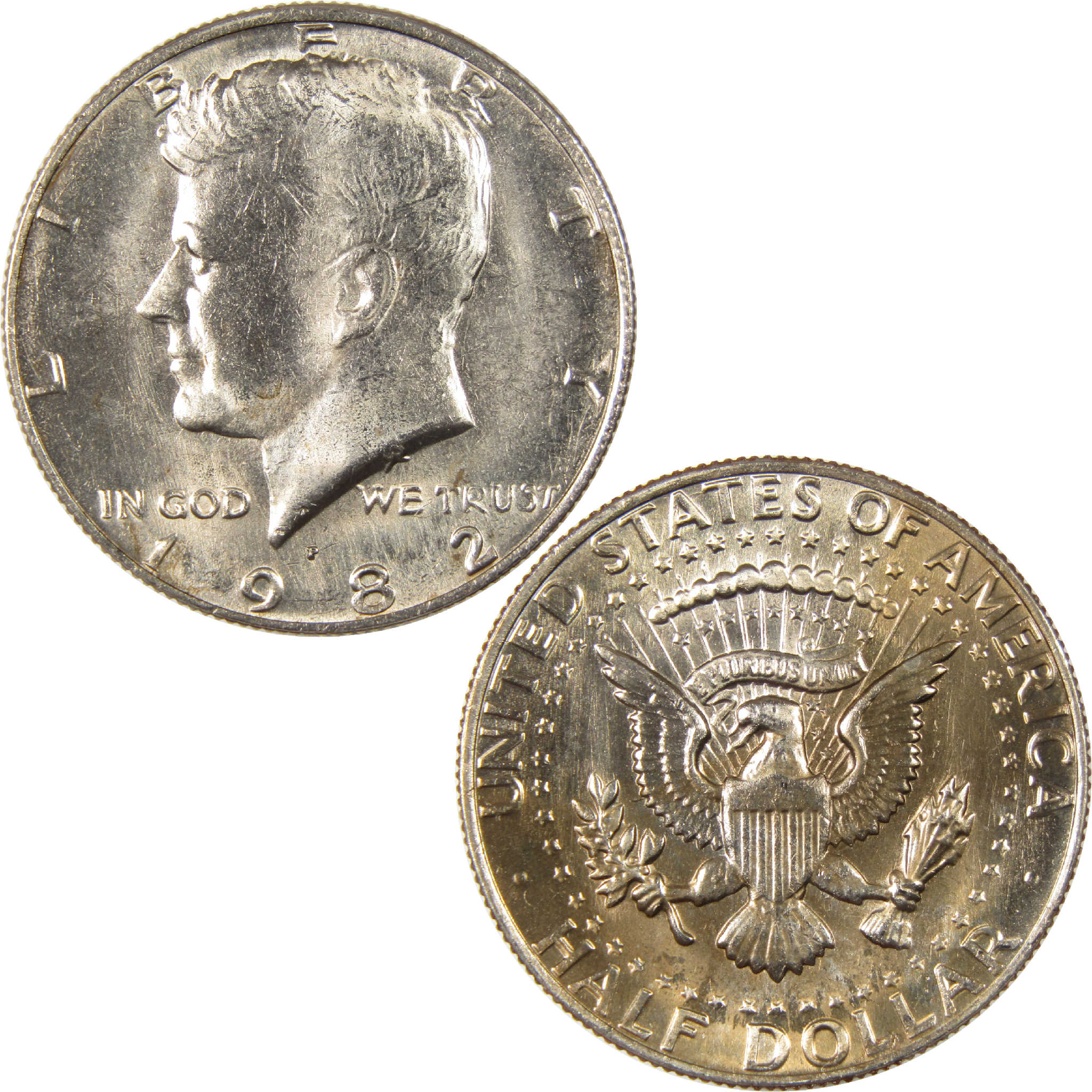 1982 P Kennedy Half Dollar Uncirculated Clad 50c Coin