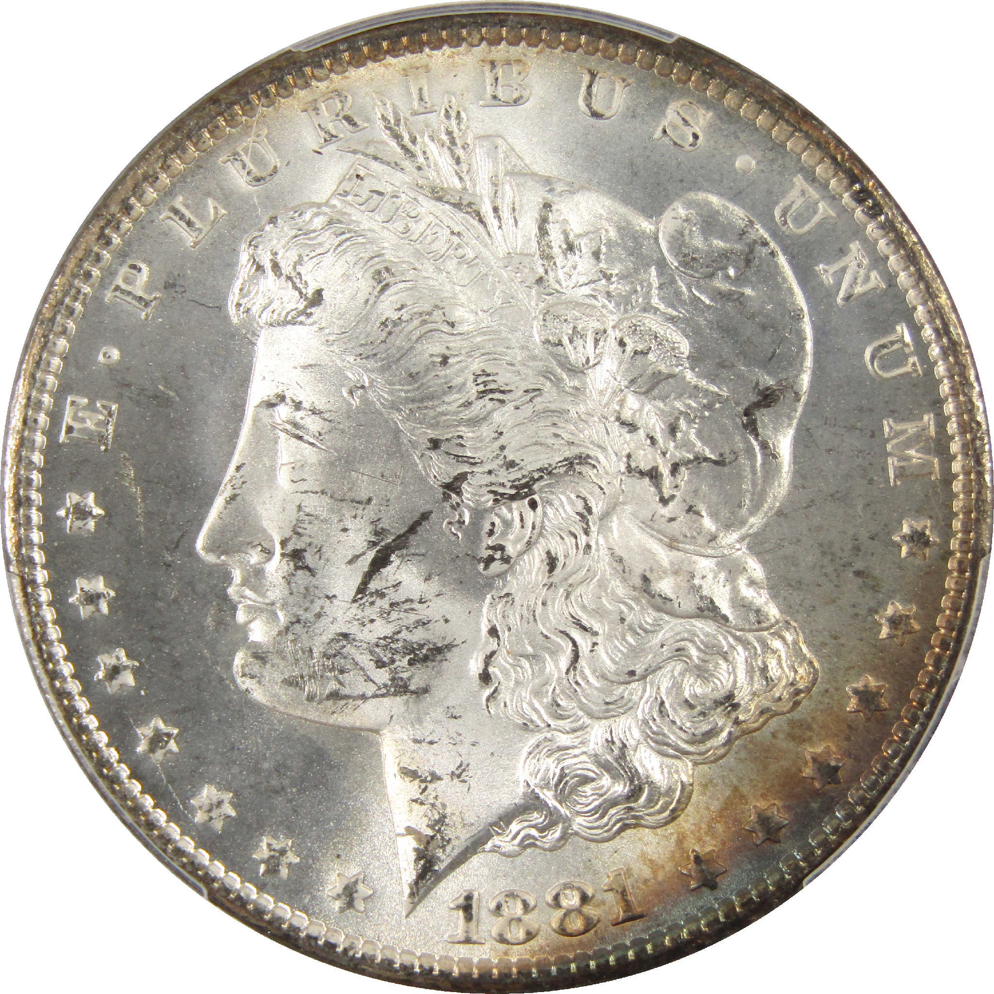 1881 CC Morgan Dollar MS 63 PCGS Silver $1 Unc Coin SKU:I11551 - Morgan coin - Morgan silver dollar - Morgan silver dollar for sale - Profile Coins &amp; Collectibles