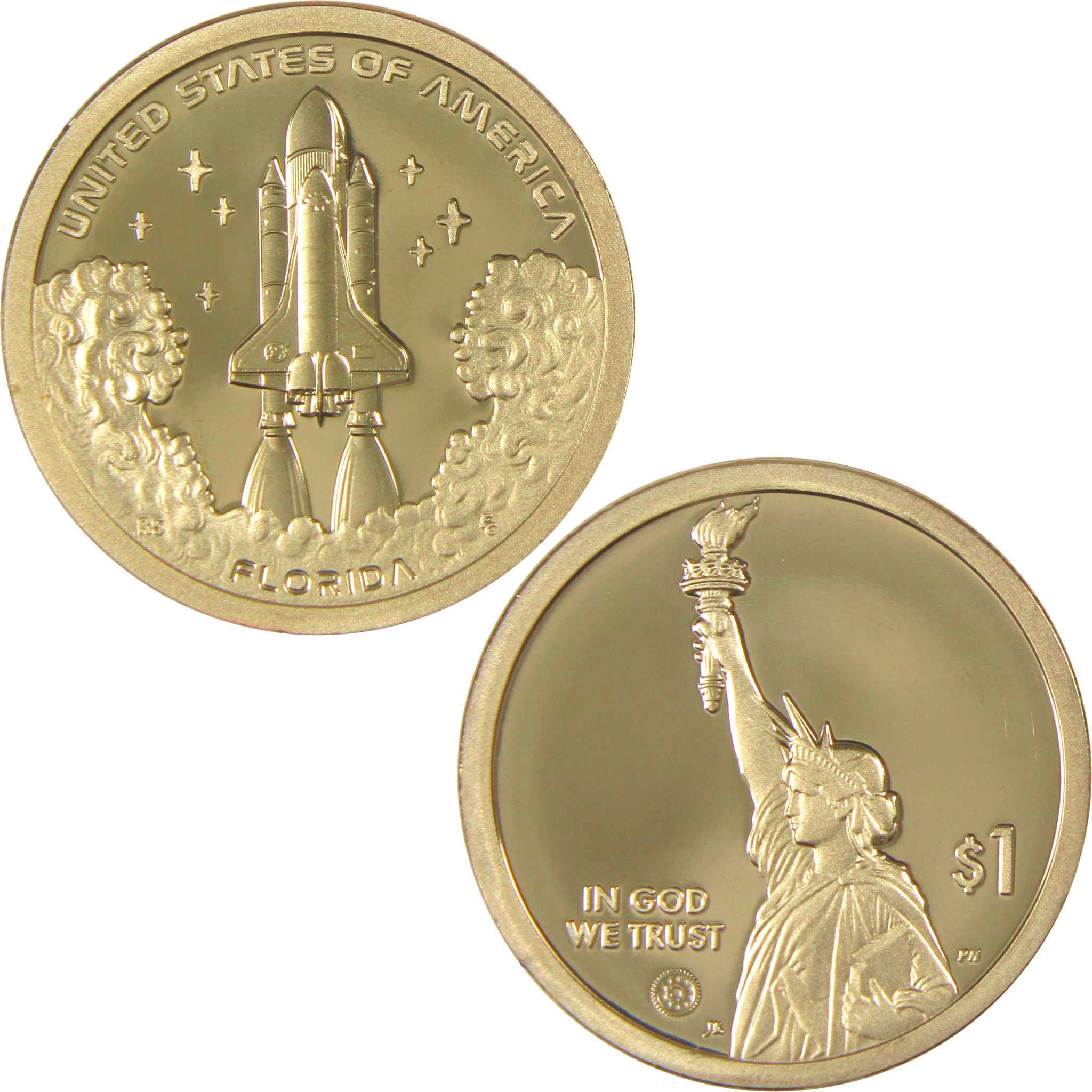 2025 S NASA Space Shuttle American Innovation Dollar Proof $1 Coin