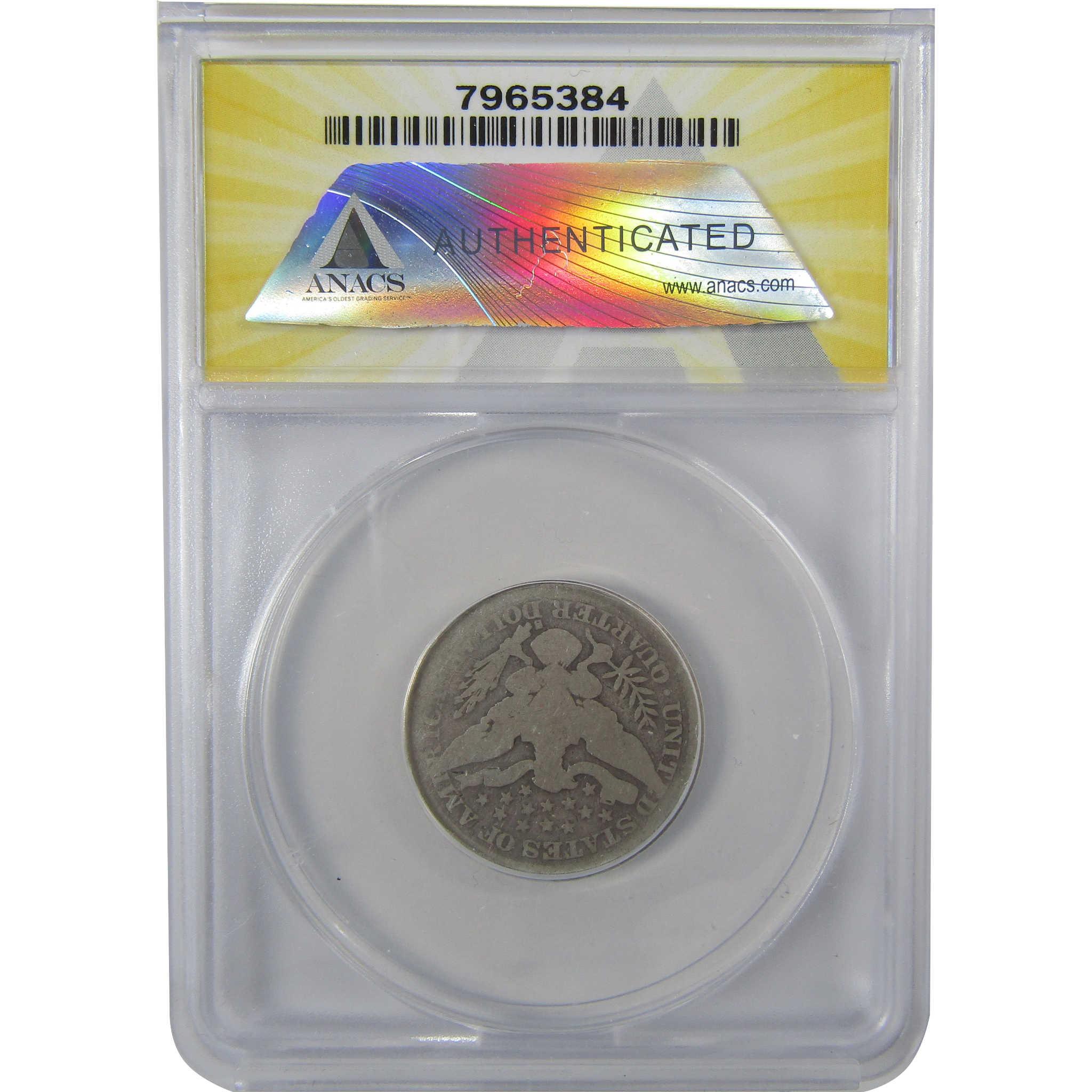 1897 S Barber Silver Quarter AG 3 Details ANACS 25c Coin SKU:I25441