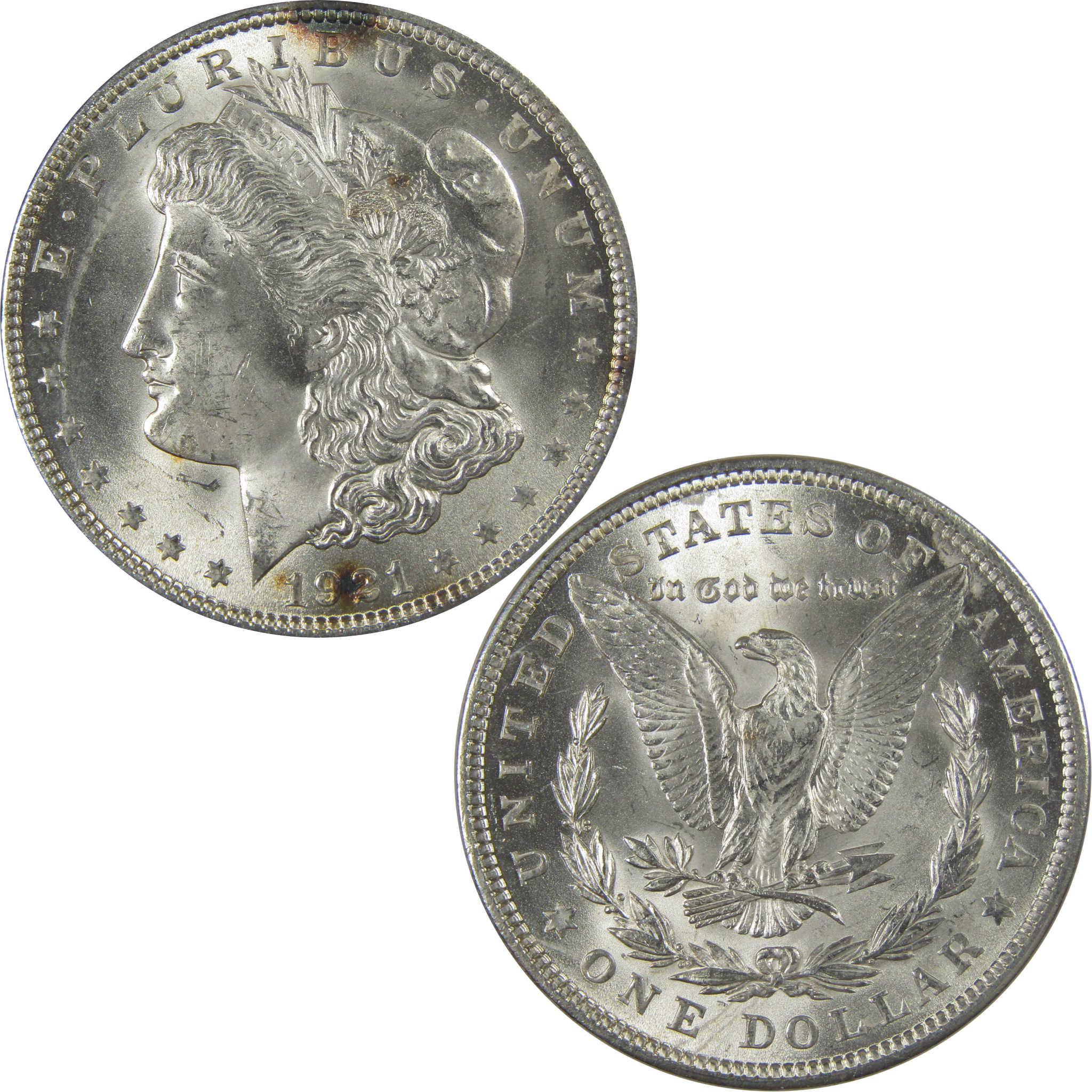 1921 Morgan Dollar Uncirculated Silver $1 Coin SKU:CPC1122 - Morgan coin - Morgan silver dollar - Morgan silver dollar for sale - Profile Coins &amp; Collectibles