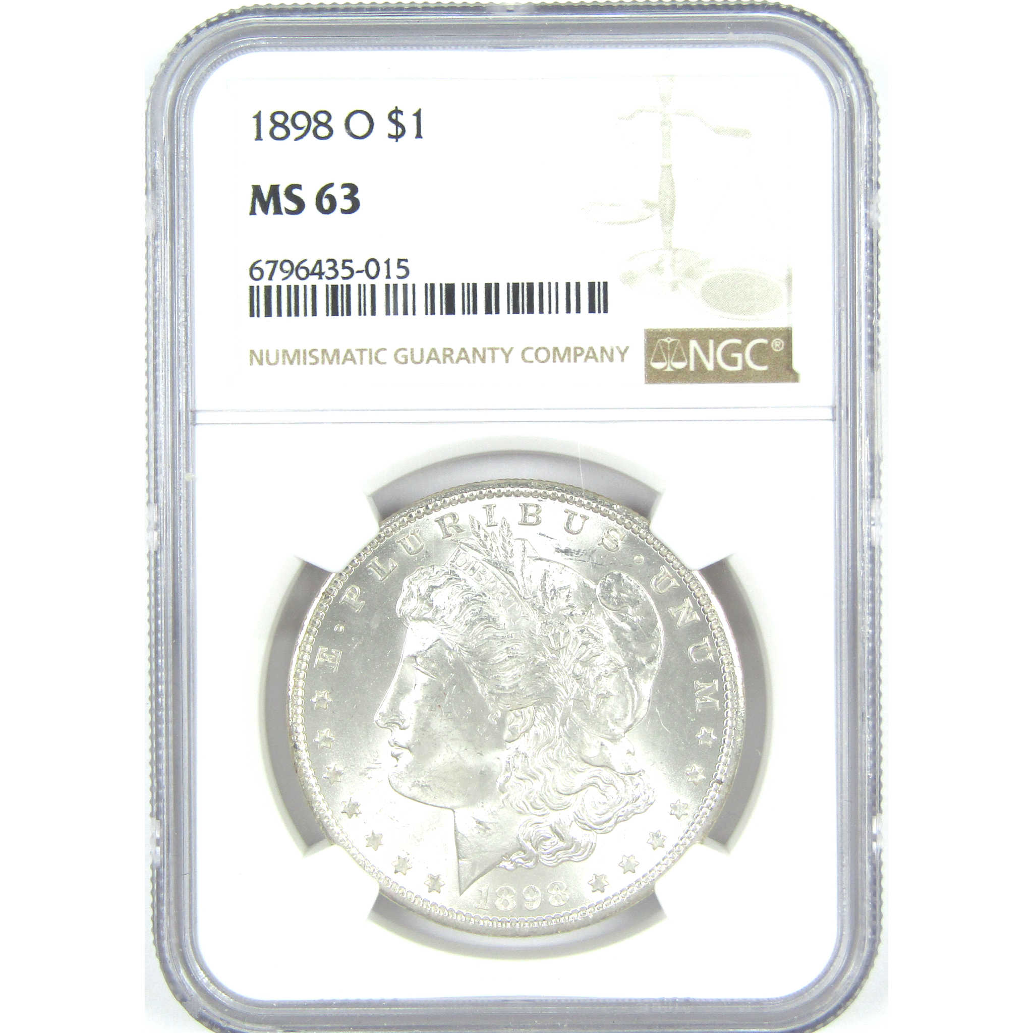 1898 O Morgan Dollar MS 63 NGC Silver $1 Uncirculated Coin SKU:I15277 - Morgan coin - Morgan silver dollar - Morgan silver dollar for sale - Profile Coins &amp; Collectibles