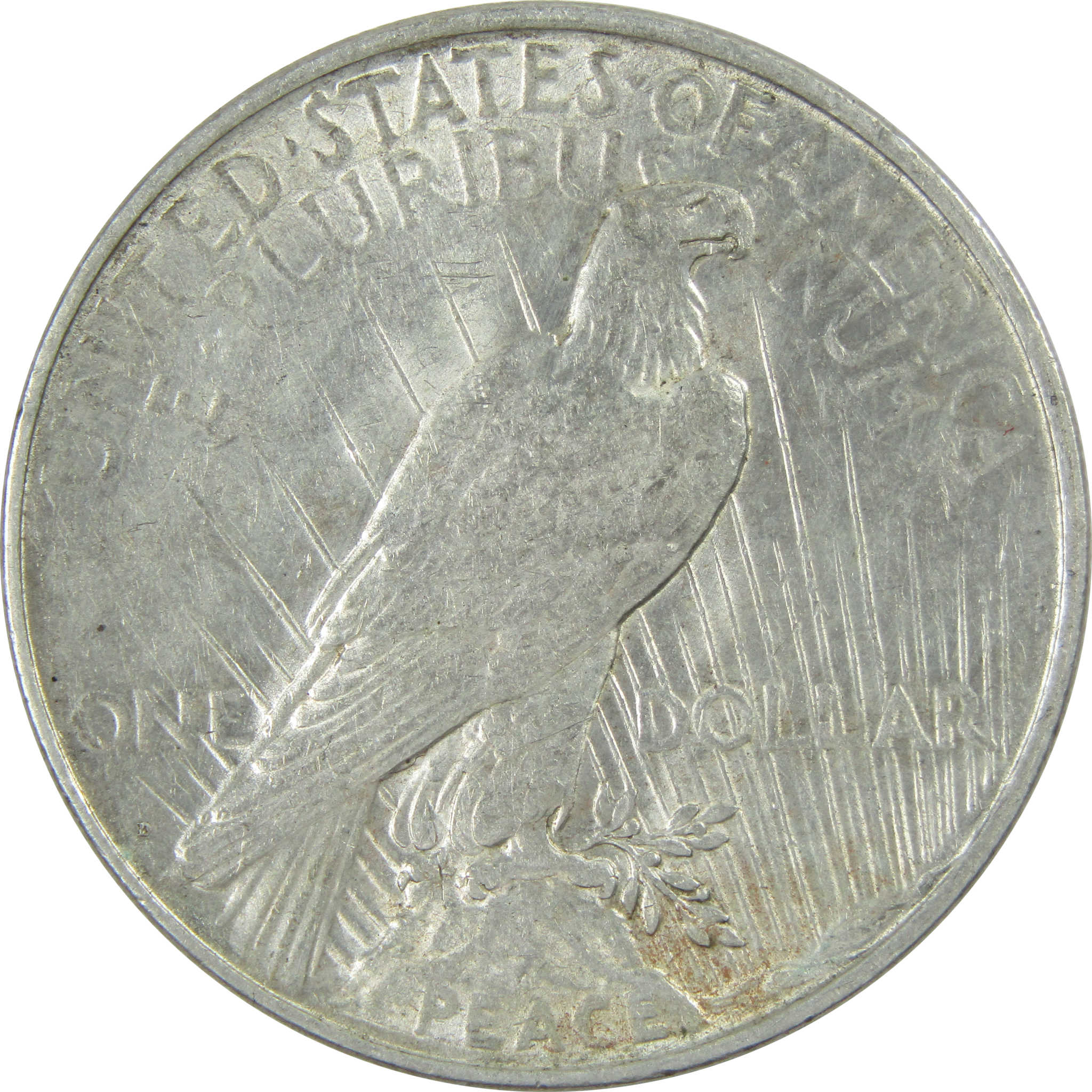1927 D Peace Dollar AU About Uncirculated Silver $1 Coin SKU:I13688