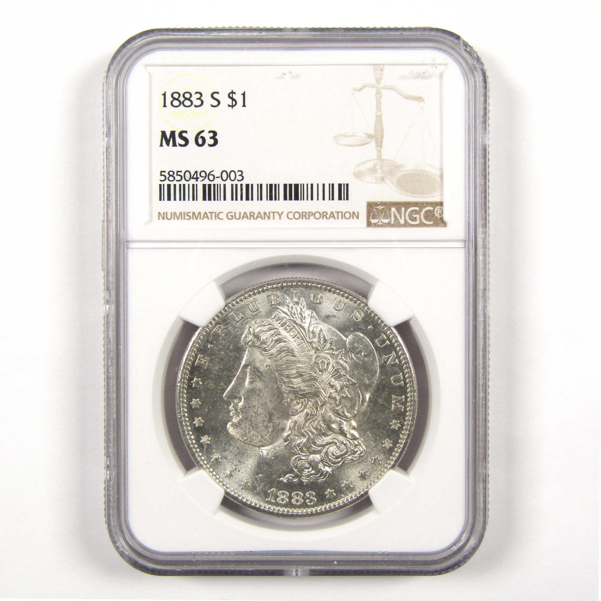 1883 S Morgan Dollar MS 63 NGC Silver $1 Uncirculated Coin SKU:I11717 - Morgan coin - Morgan silver dollar - Morgan silver dollar for sale - Profile Coins &amp; Collectibles