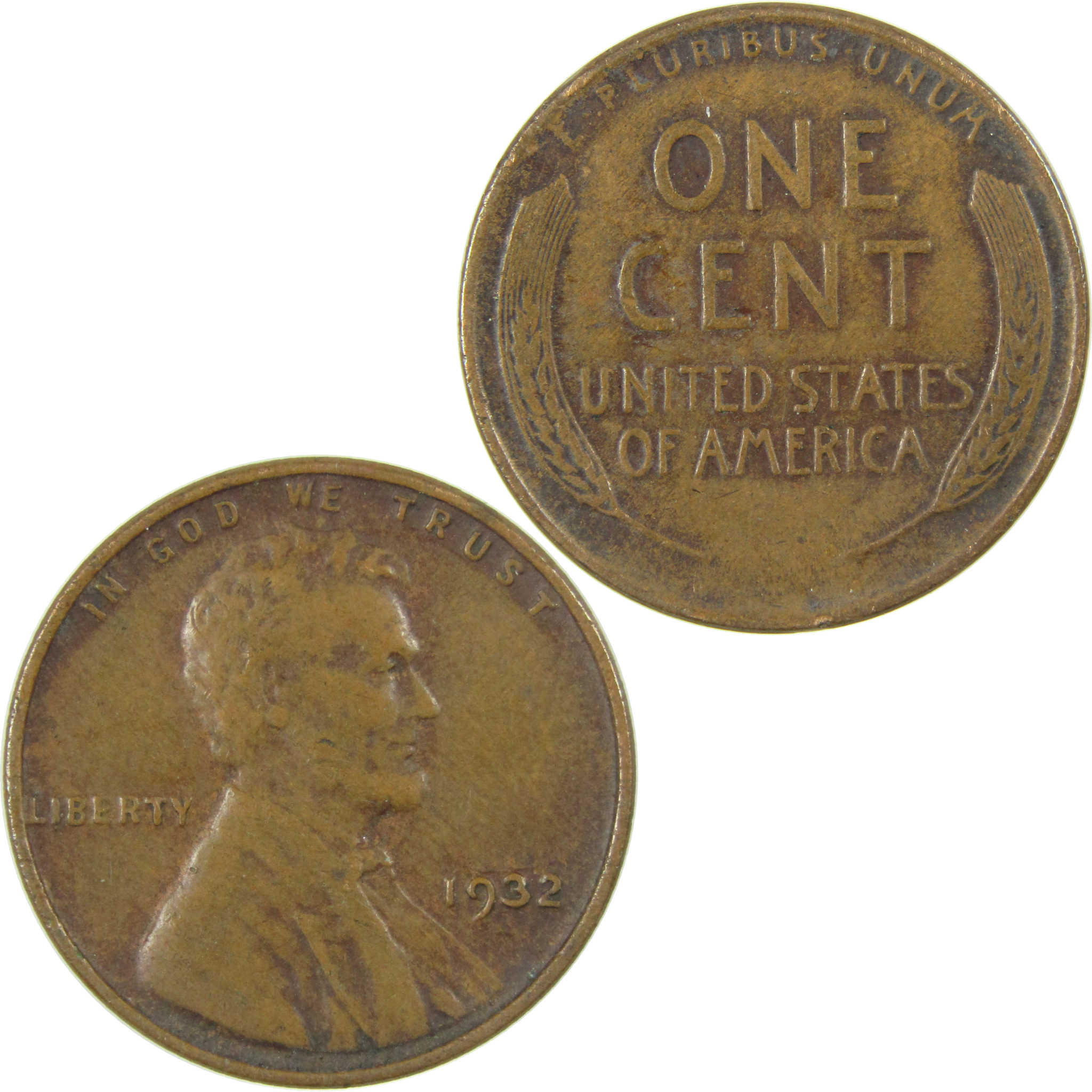 1932 Lincoln Wheat Cent VF Very Fine Penny 1c Coin SKU:I26771