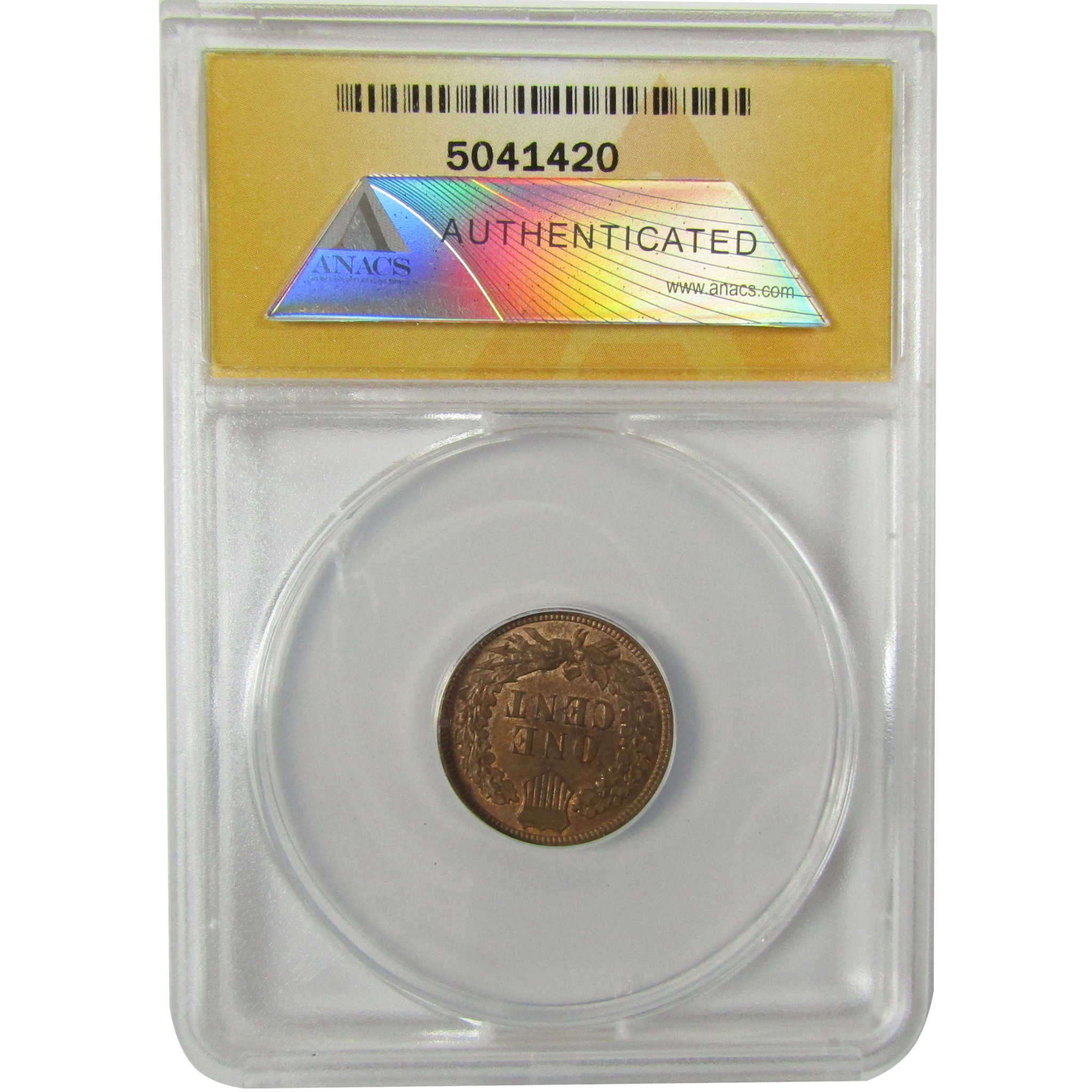 1909 Indian Head Cent MS 62 BN ANACS Uncirculated Penny SKU:I28400