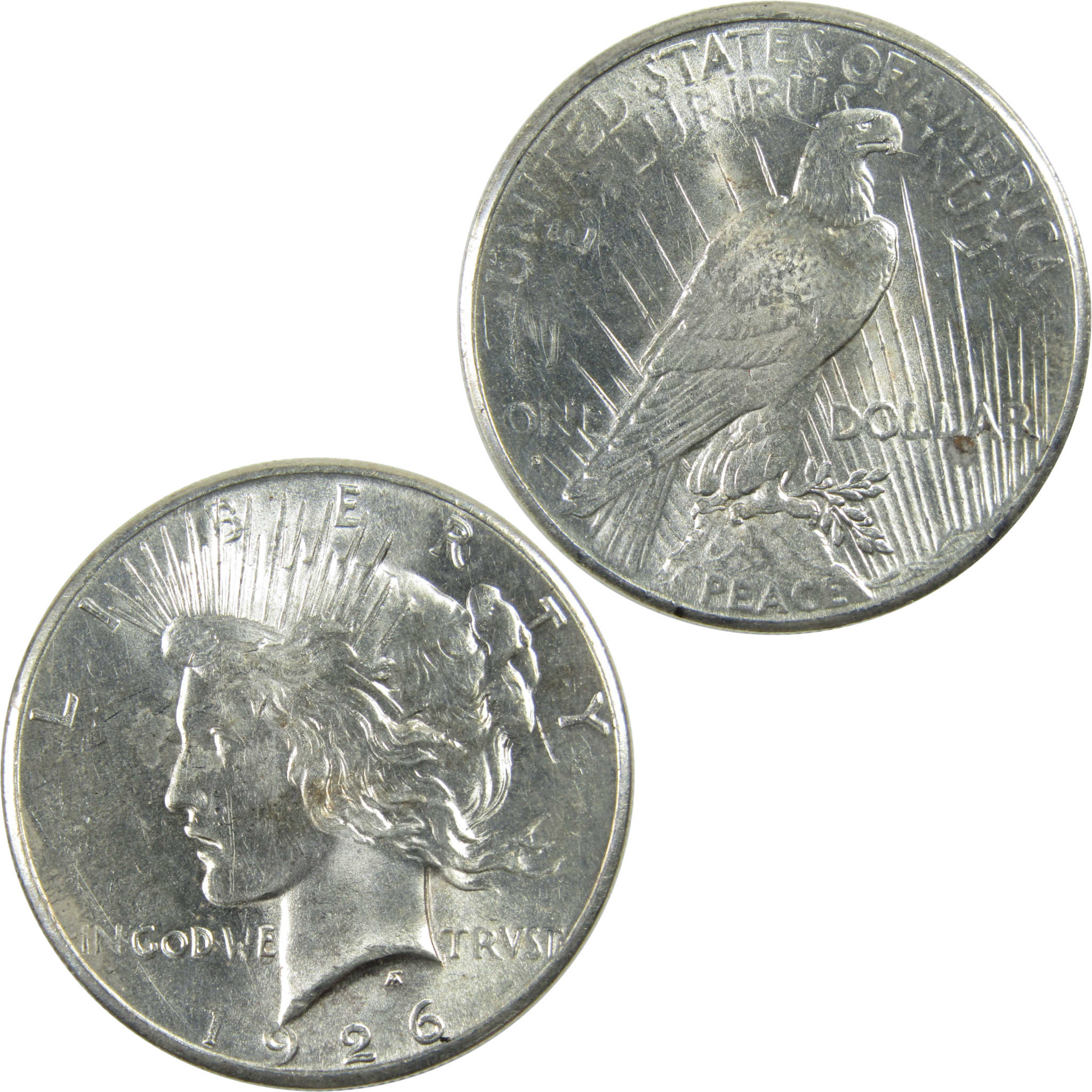 1926 S Peace Dollar AU About Uncirculated Silver $1 Coin SKU:I12833