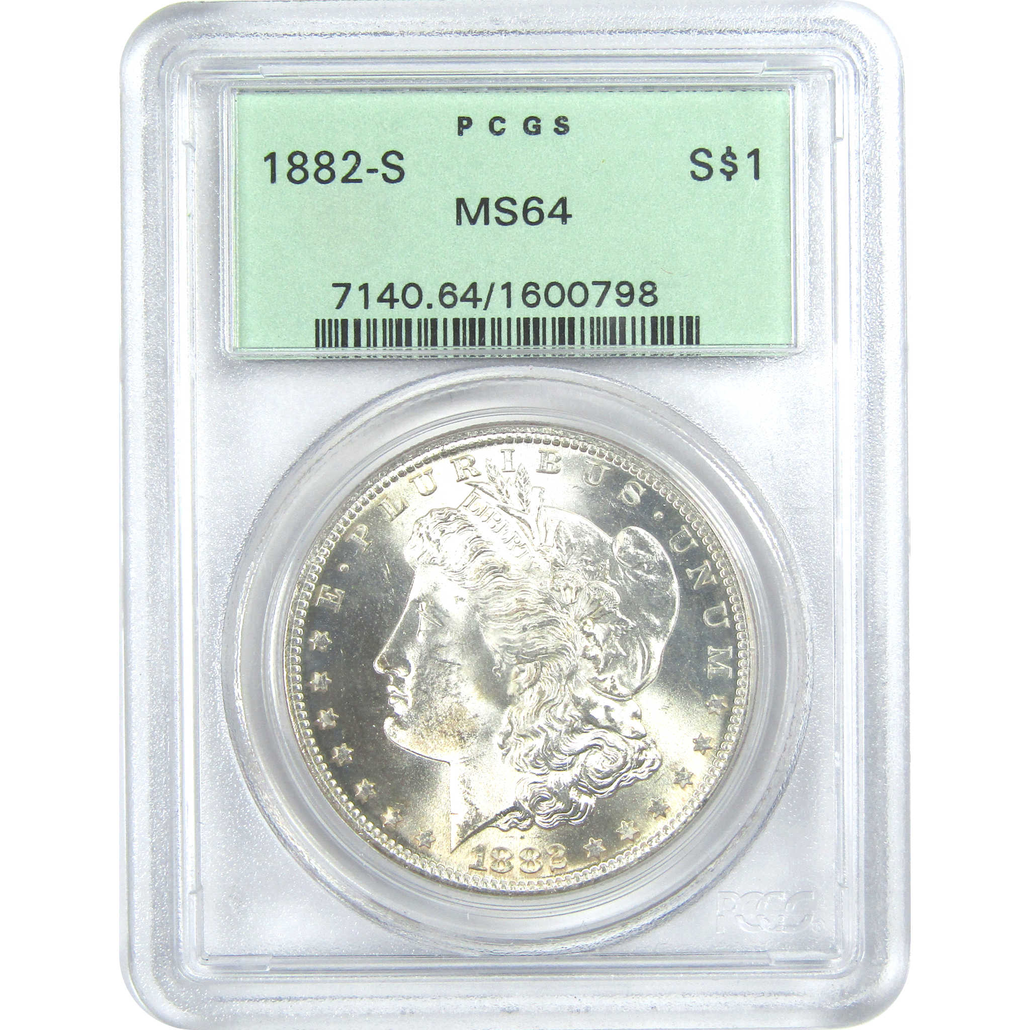 1882 S Morgan Dollar MS 64 PCGS Silver $1 Uncirculated Coin SKU:I15756 - Morgan coin - Morgan silver dollar - Morgan silver dollar for sale - Profile Coins &amp; Collectibles