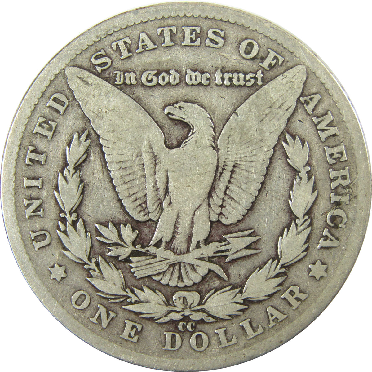 1890 CC Morgan Silver Dollar VG Very Good $1 Coin SKU:CP1725 - Morgan coin - Morgan silver dollar - Morgan silver dollar for sale - Profile Coins &amp; Collectibles