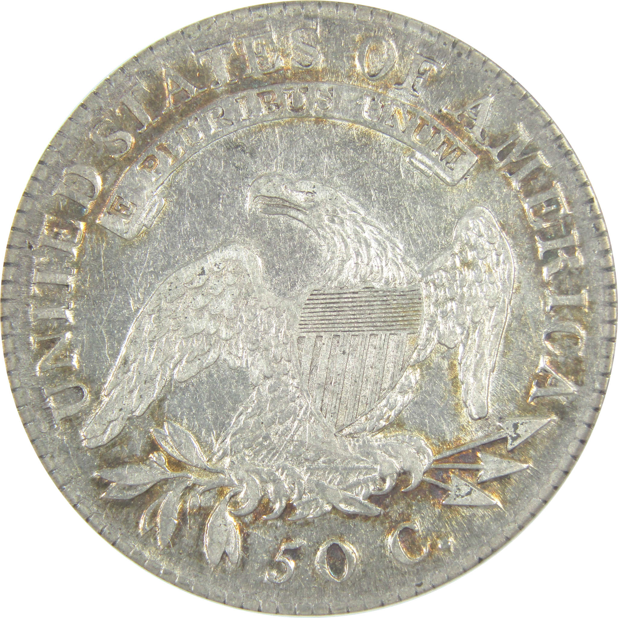 1818 Capped Bust Half Dollar EF 45 ANACS Silver 50c Coin SKU:I16336