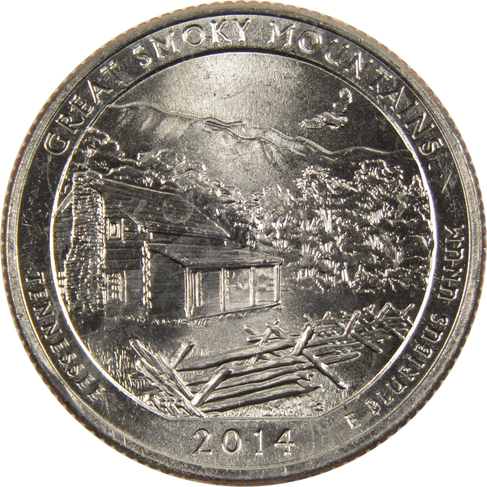 2014 P Great Smoky Mountains National Park Quarter Uncirculated Clad
