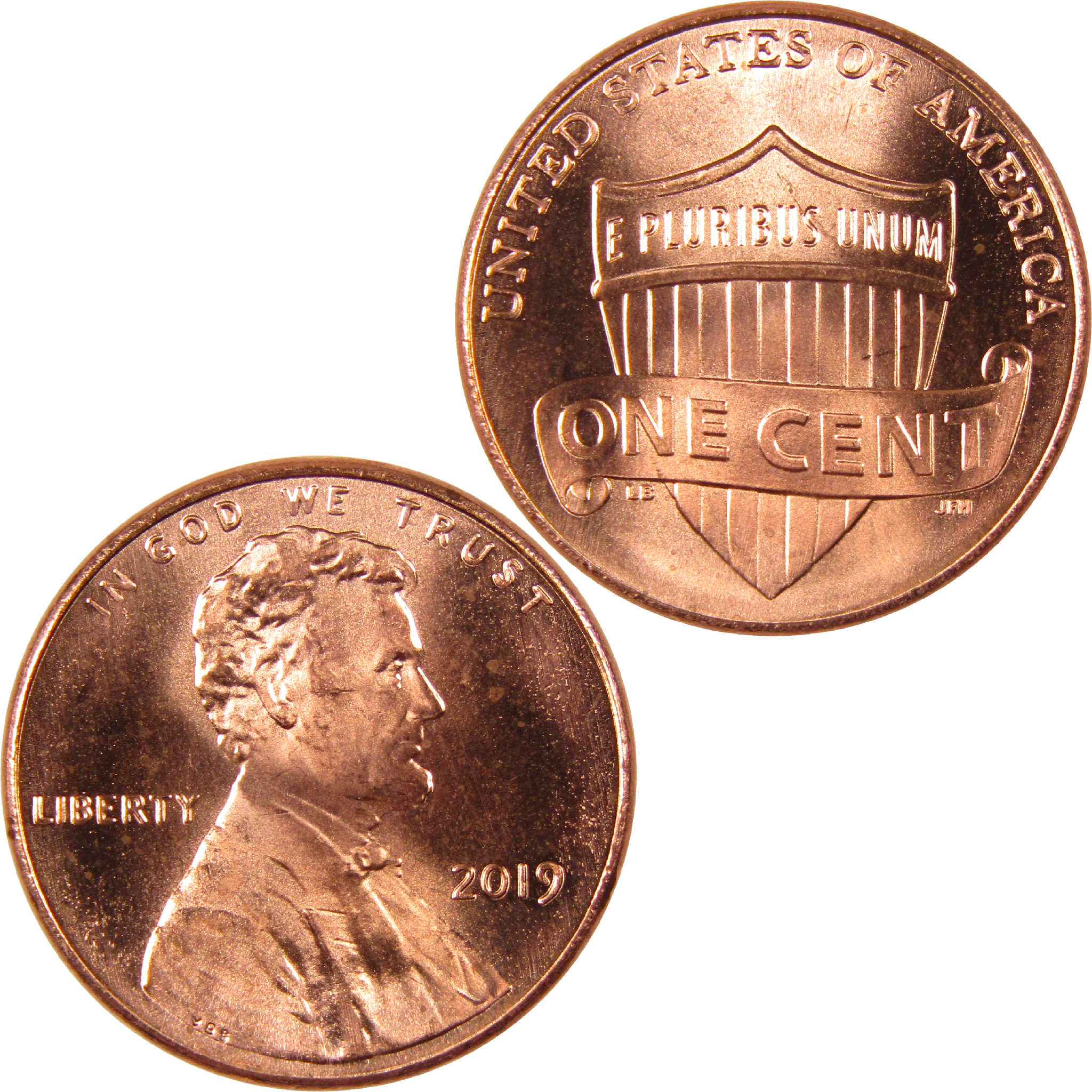 2019 Lincoln Shield Cent BU Uncirculated Penny 1c Coin