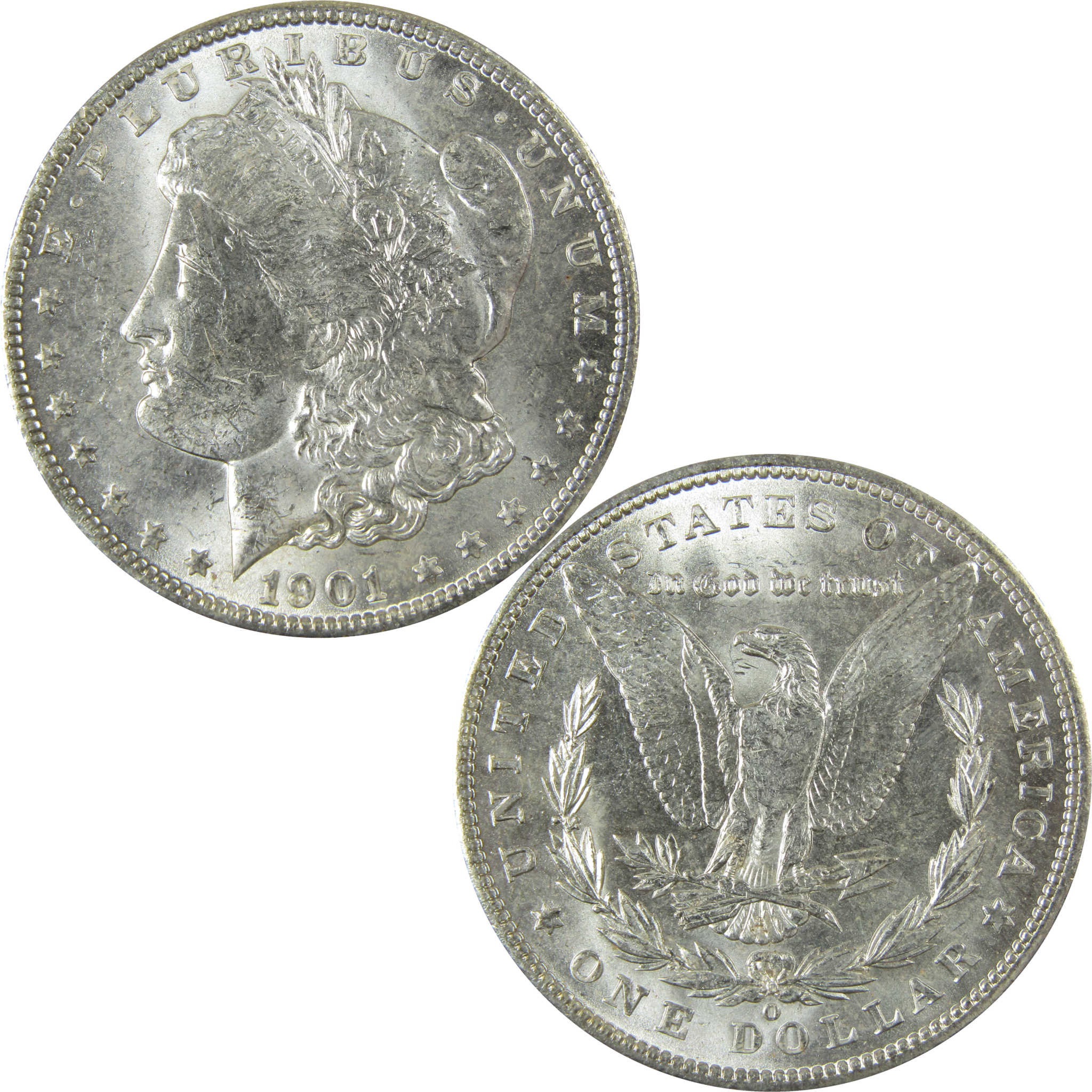 1901 O Morgan Silver Dollar Uncirculated Mint State $1 Coin SKU:I27760