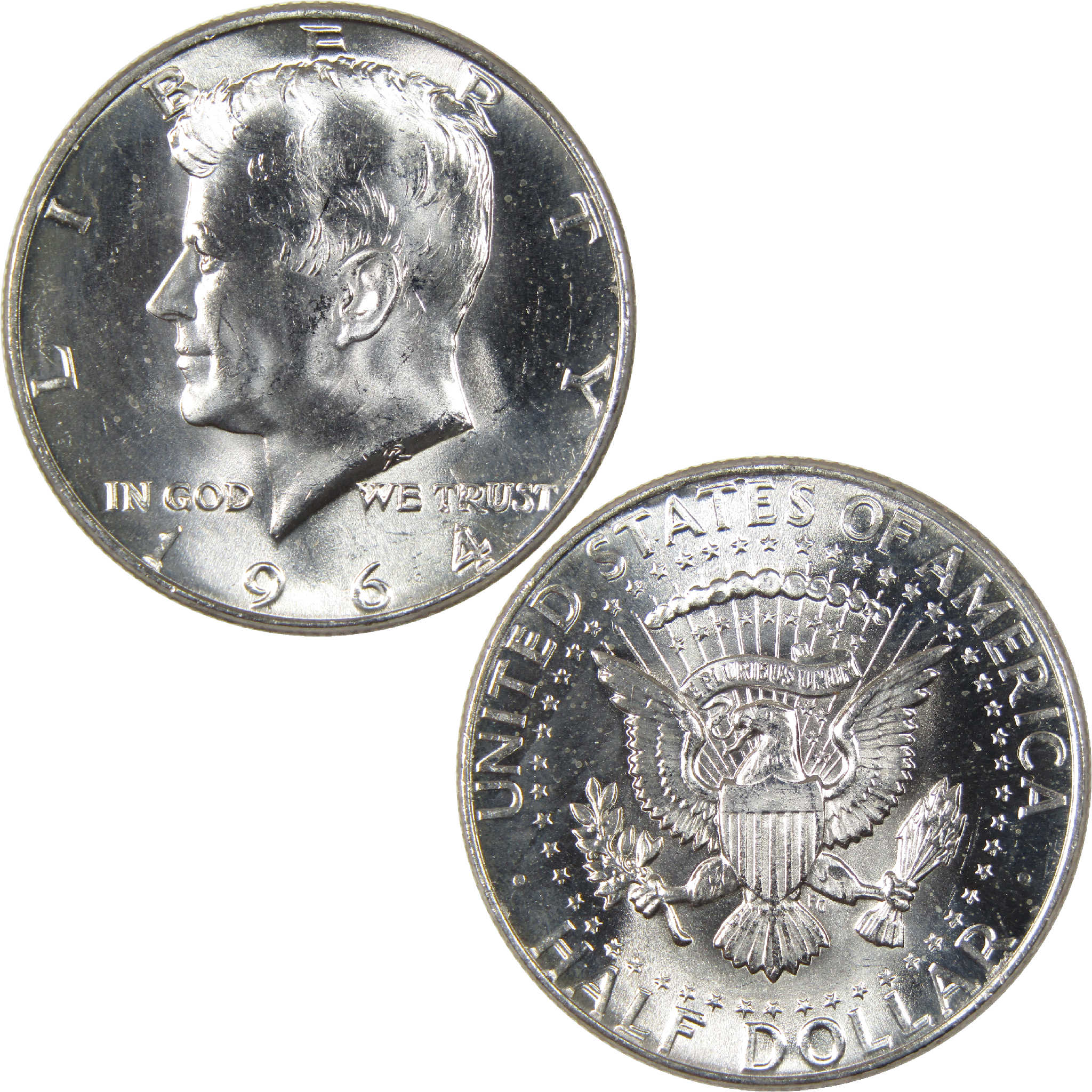 1964 Kennedy Half Dollar Uncirculated Silver 50c Coin