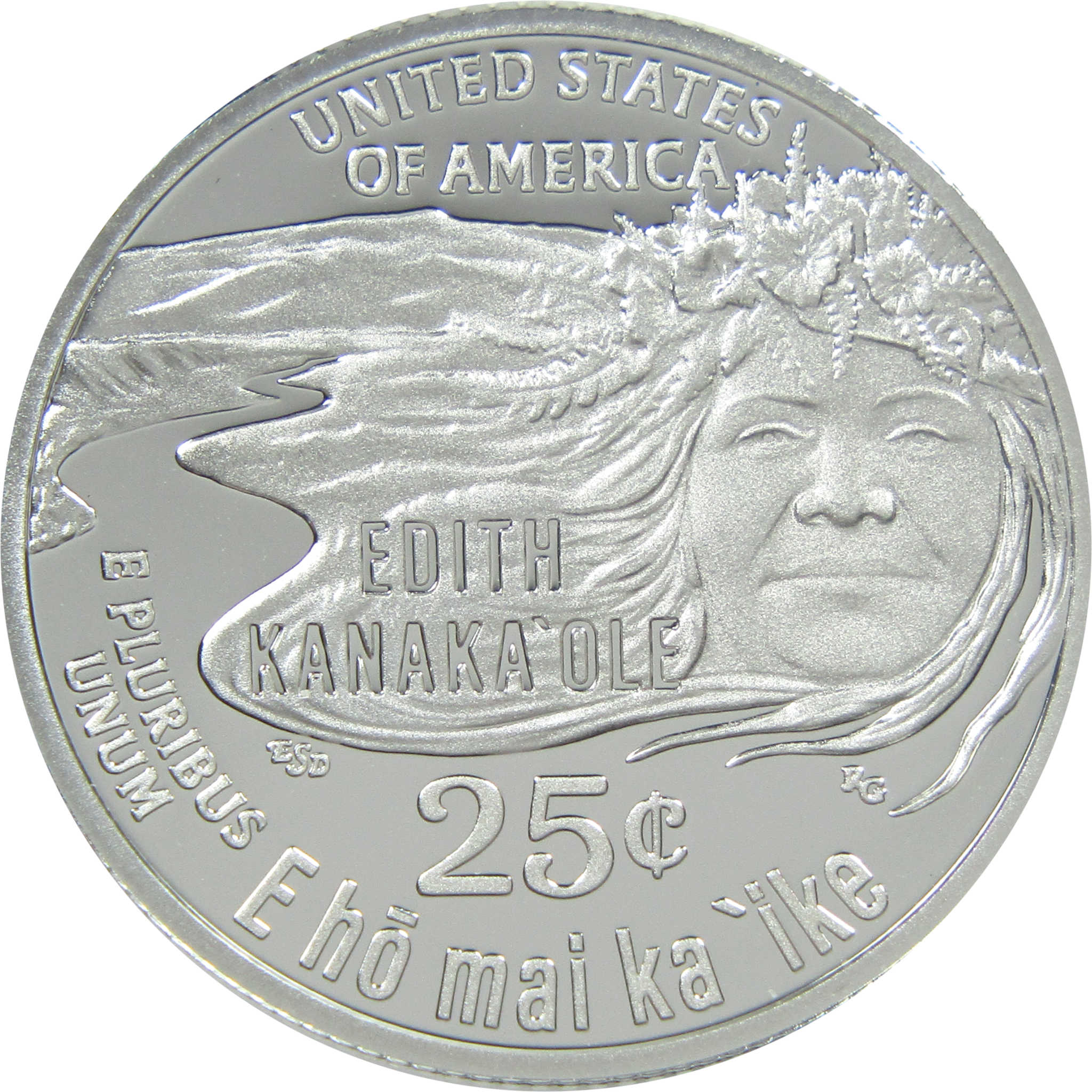 2023 S Edith Kanaka'ole American Women Quarter Proof .999 Silver