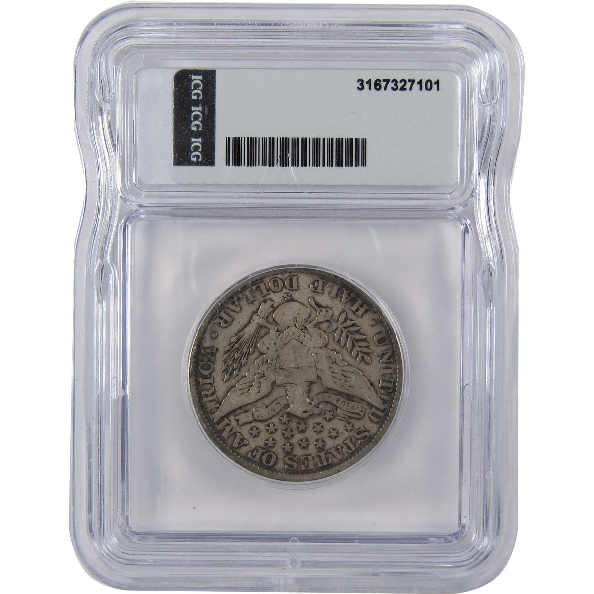 1906 S Barber Silver Half Dollar VG 10 ICG 50c Coin SKU:I29130