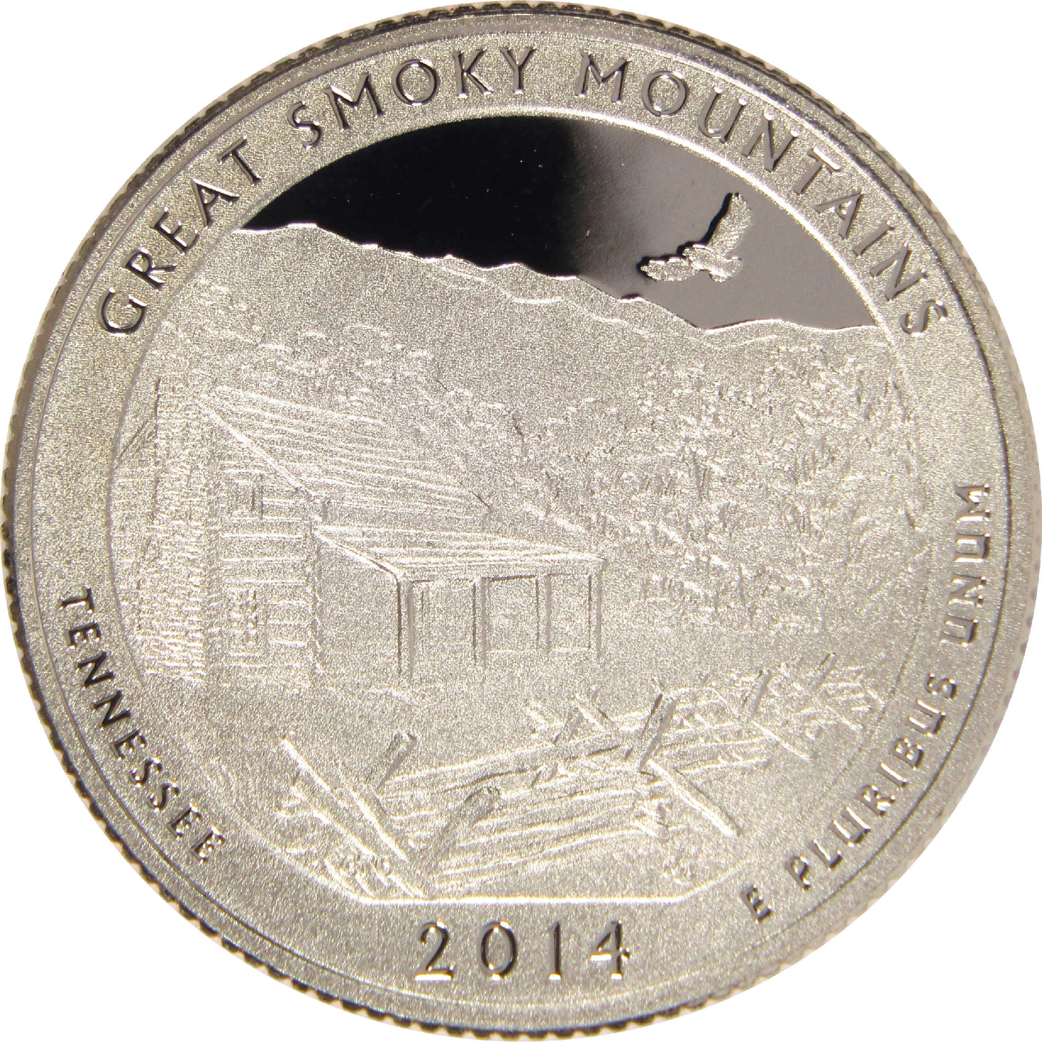2014 S Great Smoky Mountains National Park Quarter Clad 25c Proof Coin
