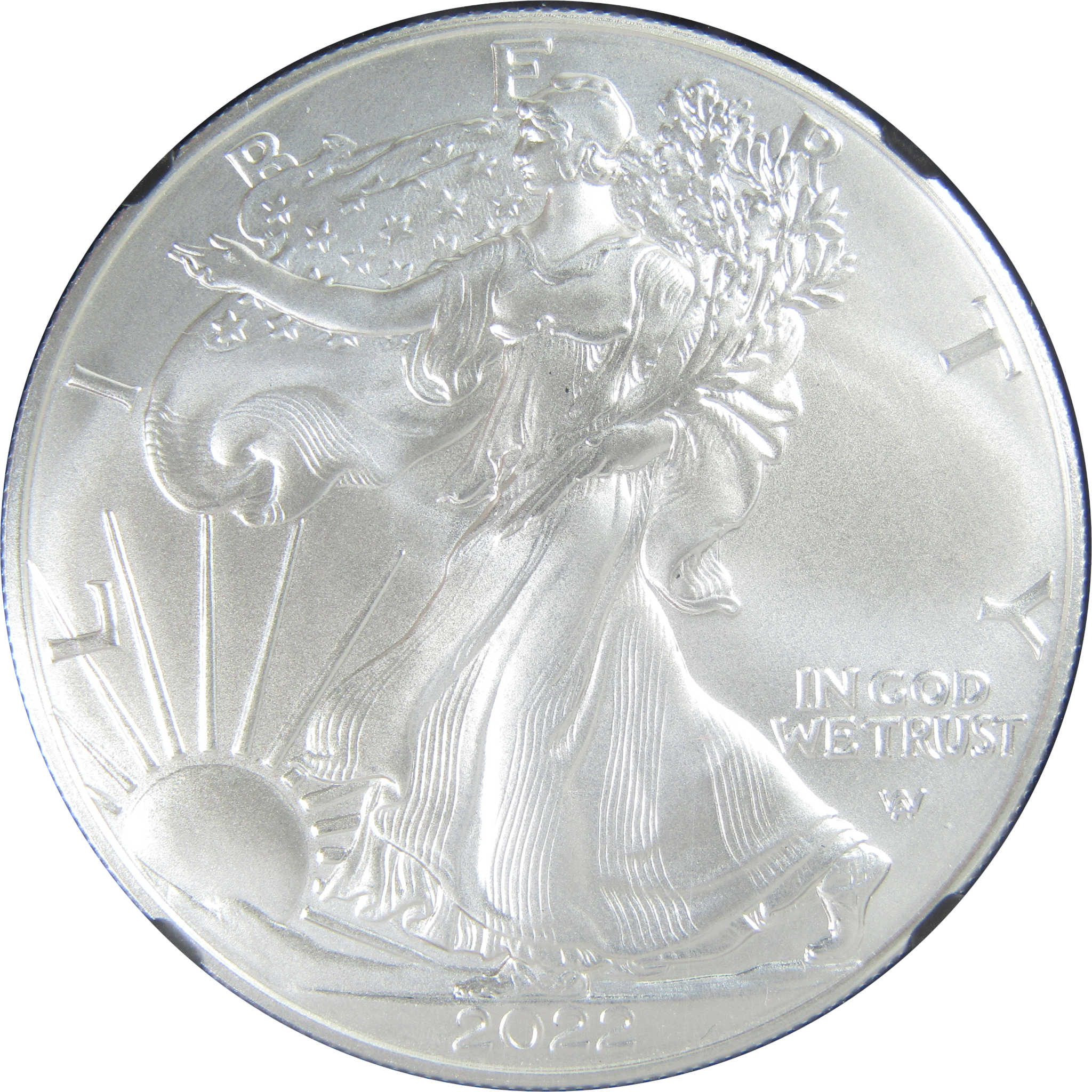 2022 American Silver Eagle MS 70 NGC $1 Early Releases SKU:CPC9488