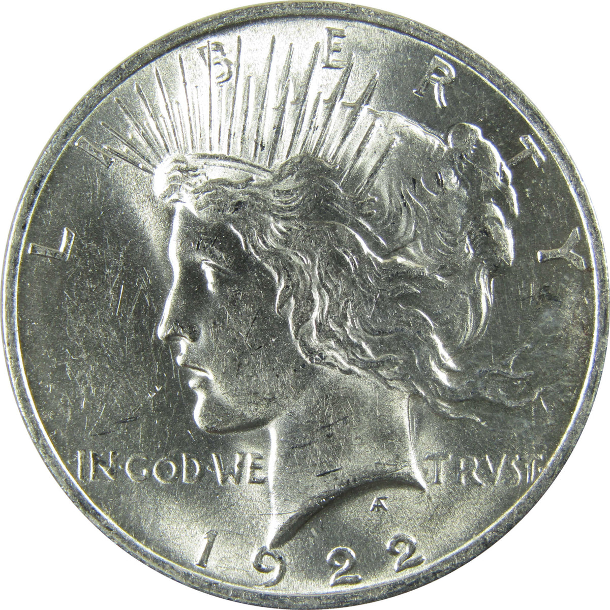 1922 Peace Silver Dollar AU About Uncirculated $1 Coin SKU:CP1738