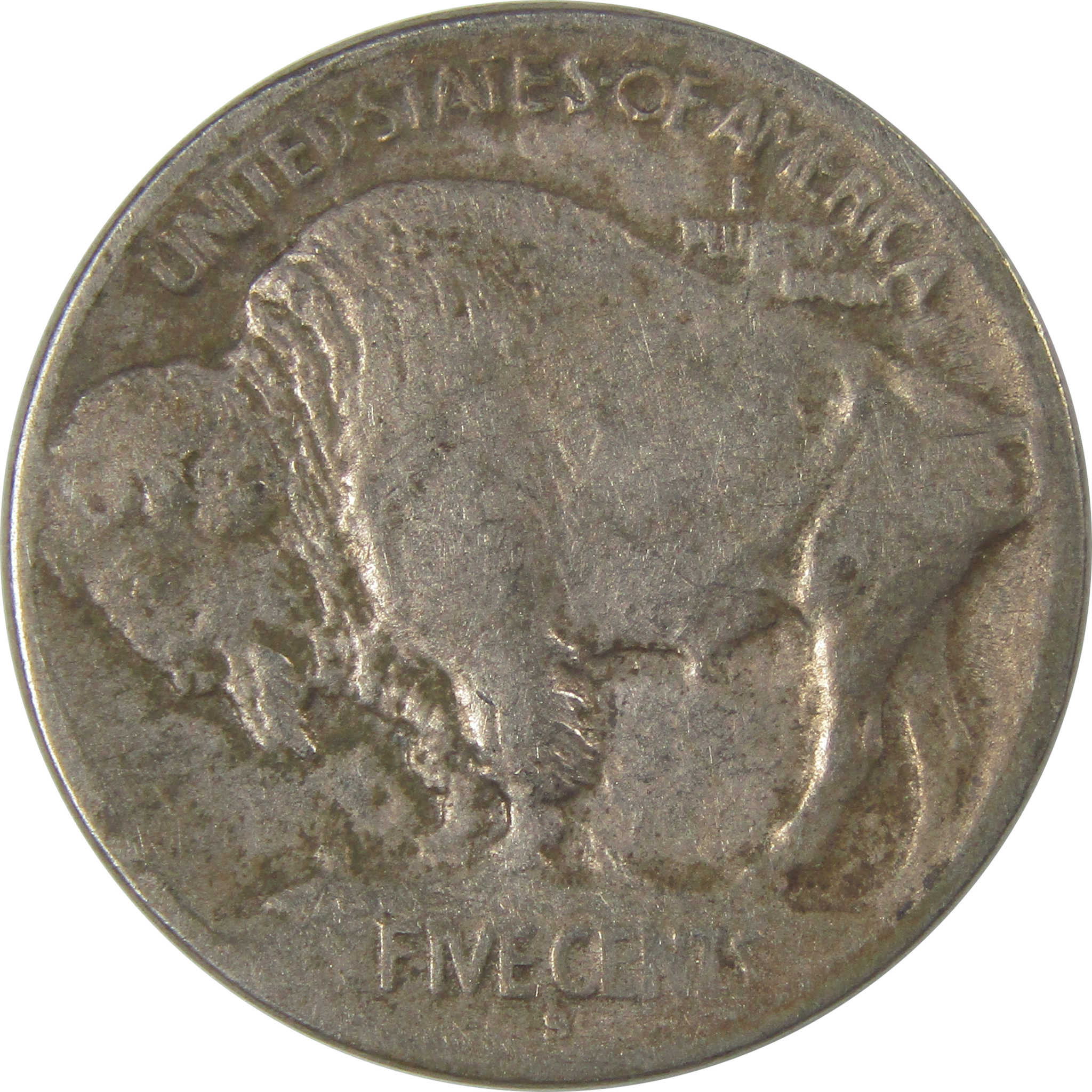 1913 S Type 1 Indian Head Buffalo Nickel F Fine Details SKU:I22899