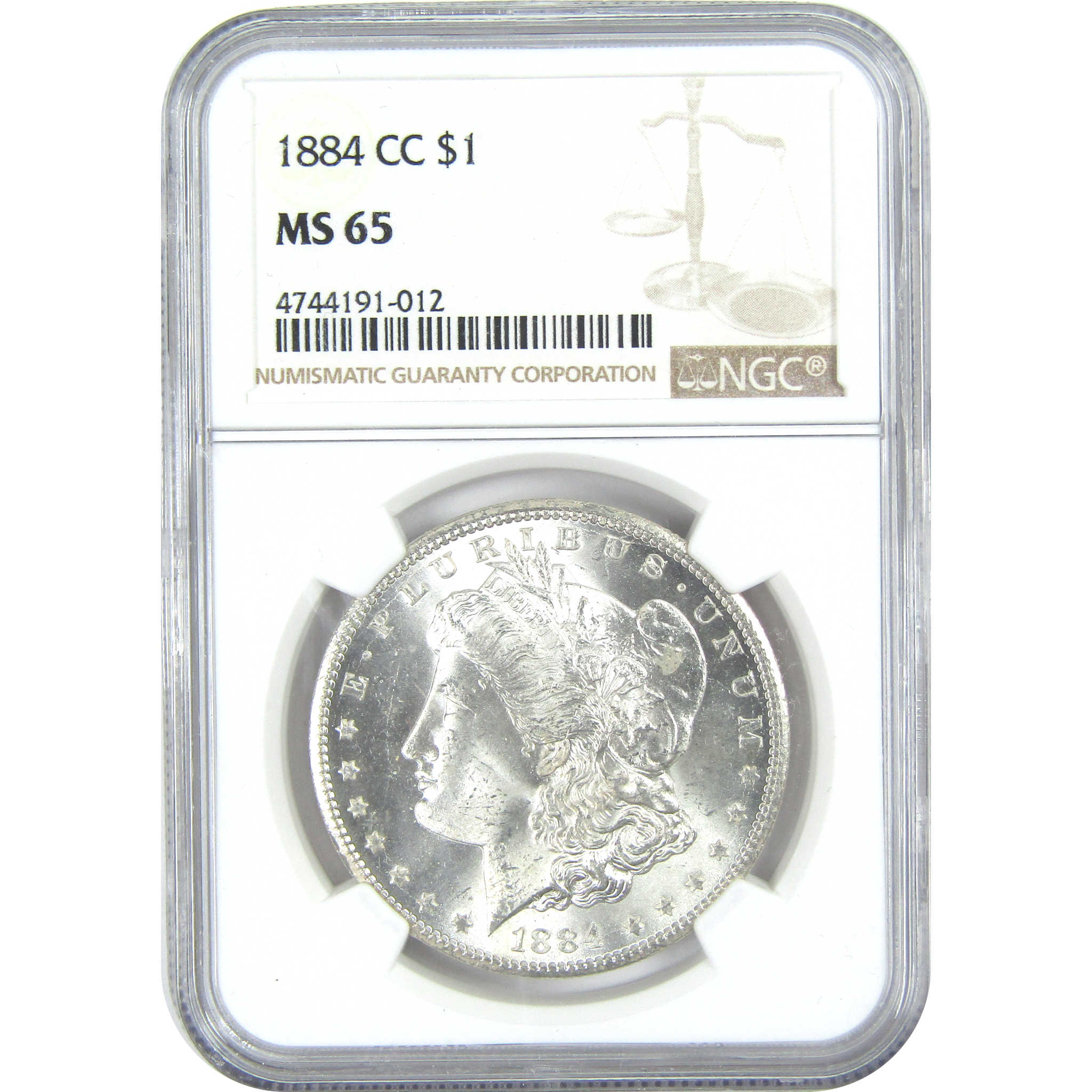 1884 CC Morgan Dollar MS 65 NGC Silver $1 Uncirculated Coin - Morgan coin - Morgan silver dollar - Morgan silver dollar for sale - Profile Coins &amp; Collectibles