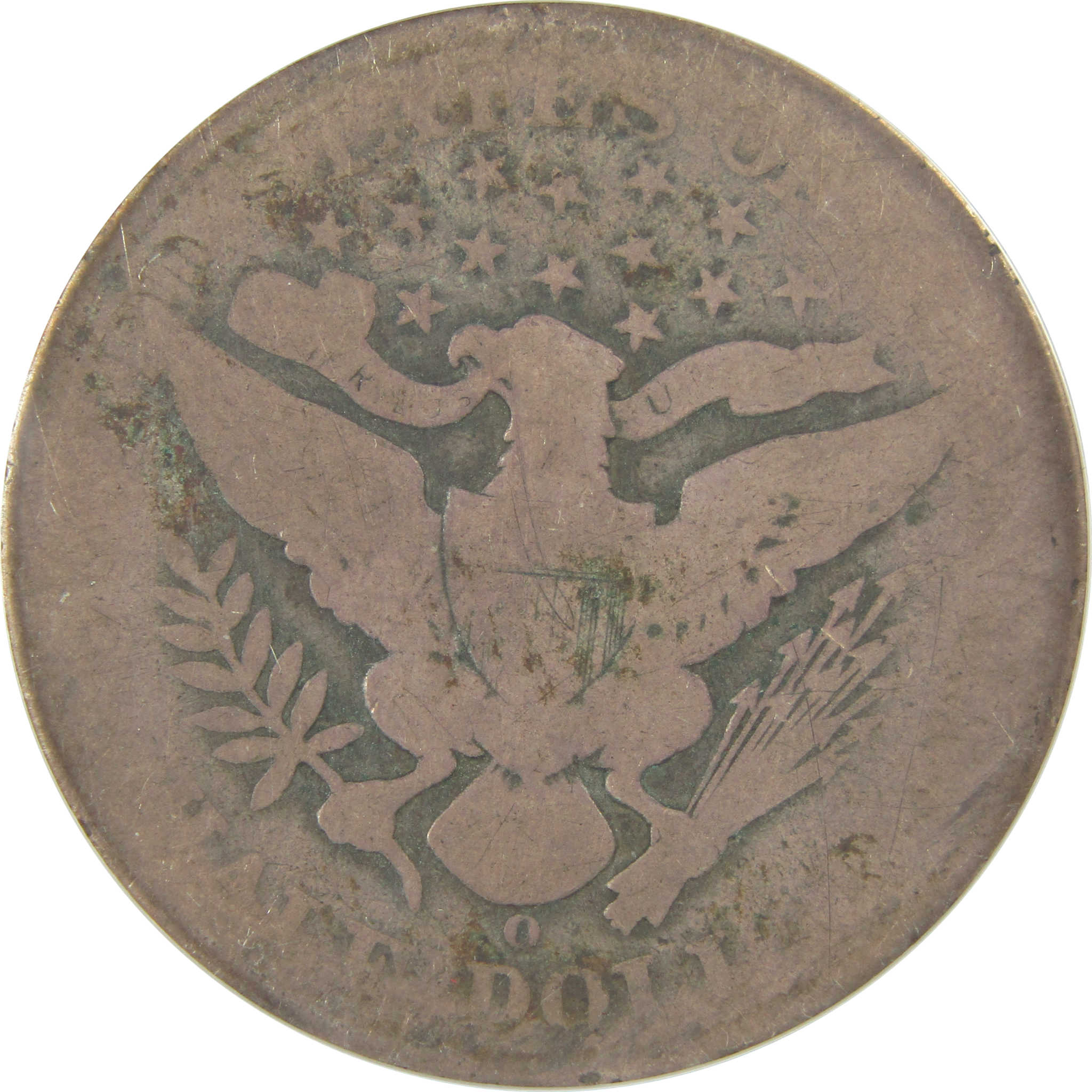 1897 O Barber Half Dollar AG 3 ANACS Silver 50c Coin SKU:I22228