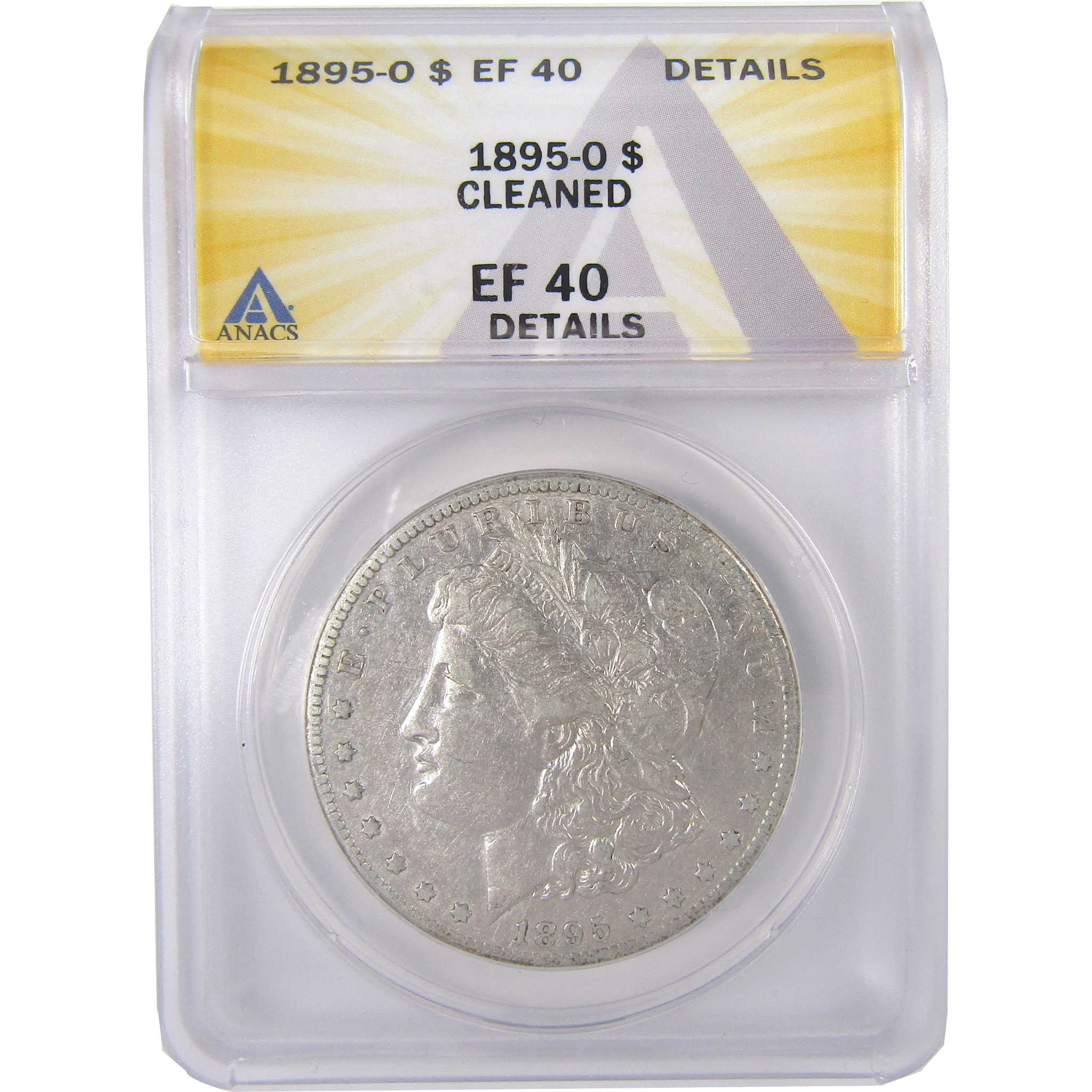 1895 O Morgan Dollar EF 40 Details ANACS Silver $1 Coin SKU:I17648 - Morgan coin - Morgan silver dollar - Morgan silver dollar for sale - Profile Coins &amp; Collectibles