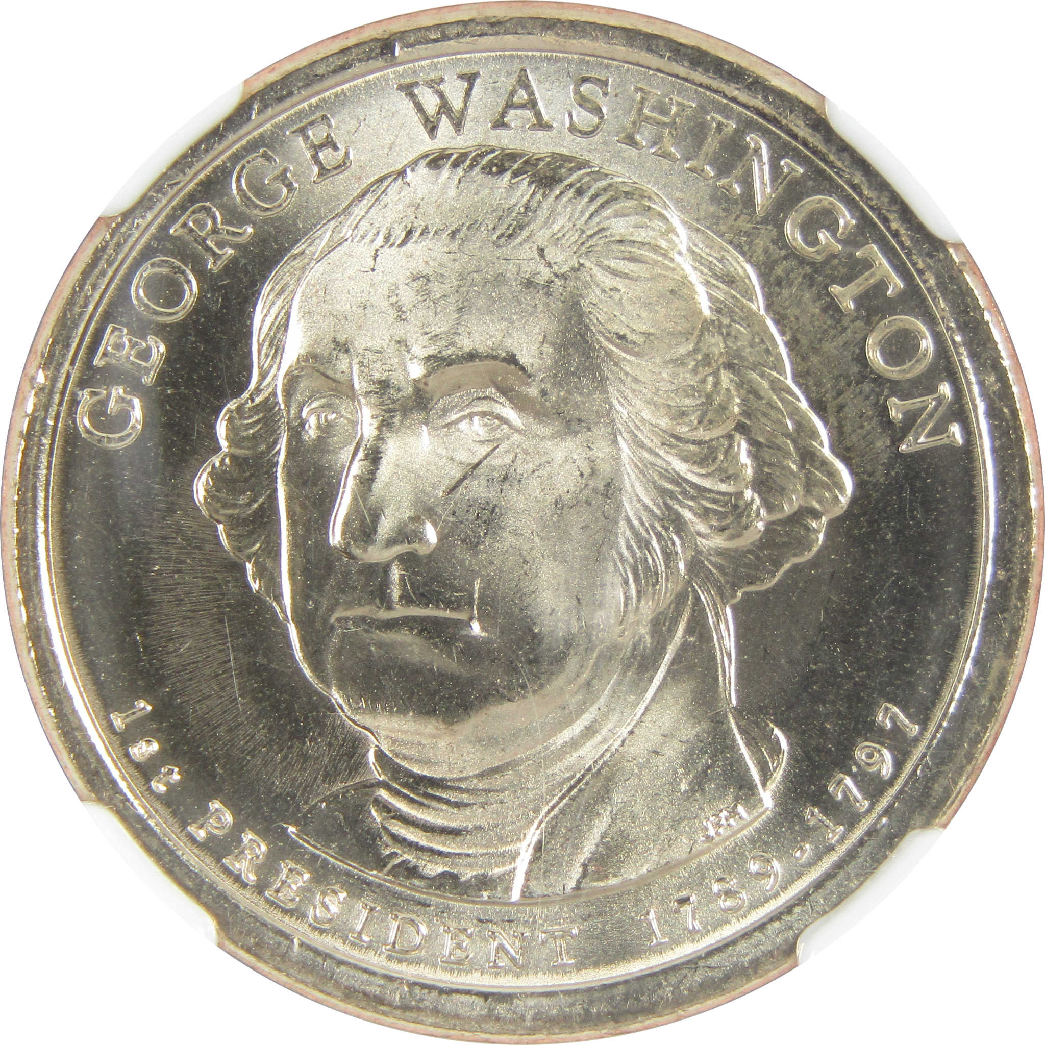 2007 George Washington $1 MS 65 NGC Missing Edge Lettering SKU:CPC7665