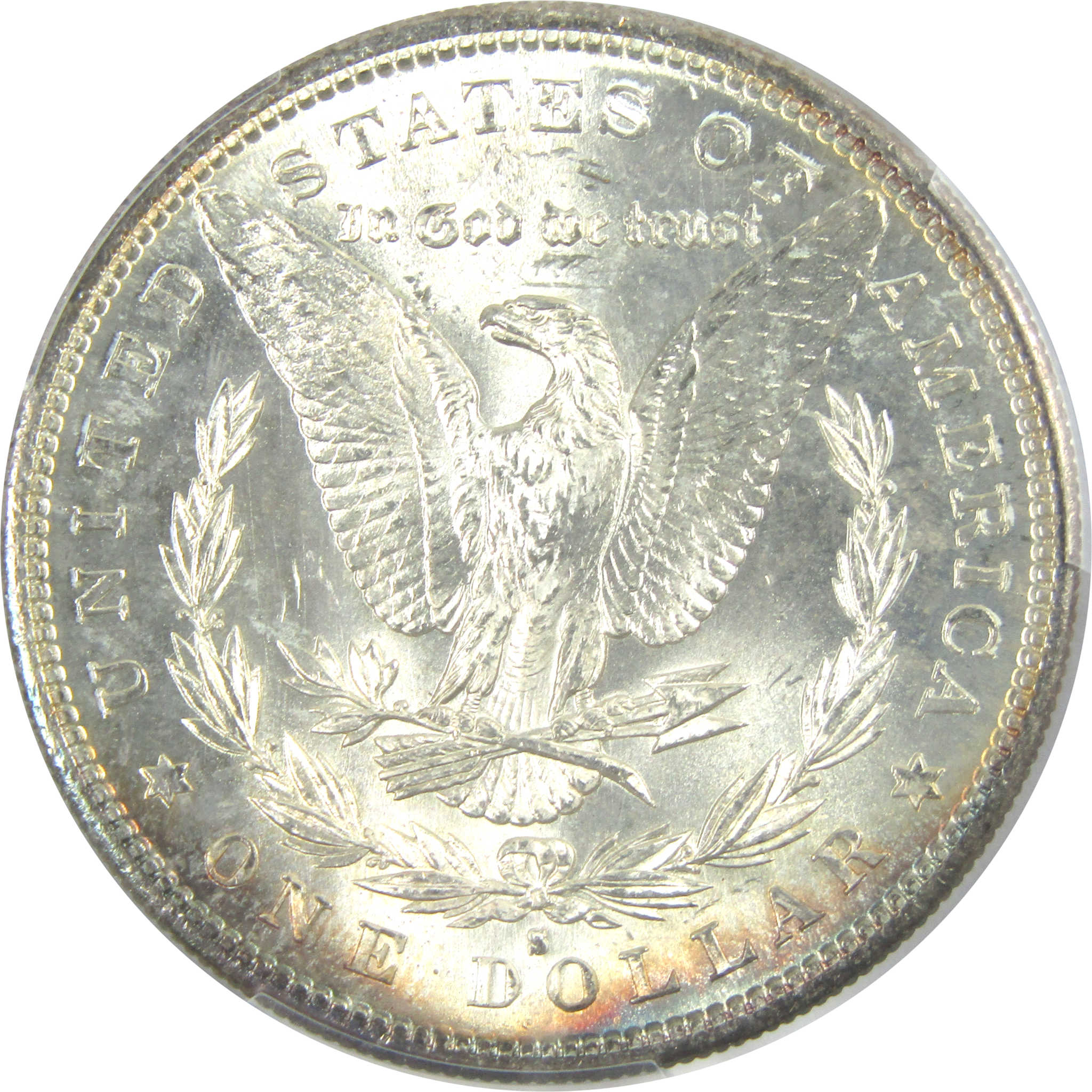 1882 S Morgan Dollar MS 63 PCGS Silver $1 Coin Toned SKU:I15733