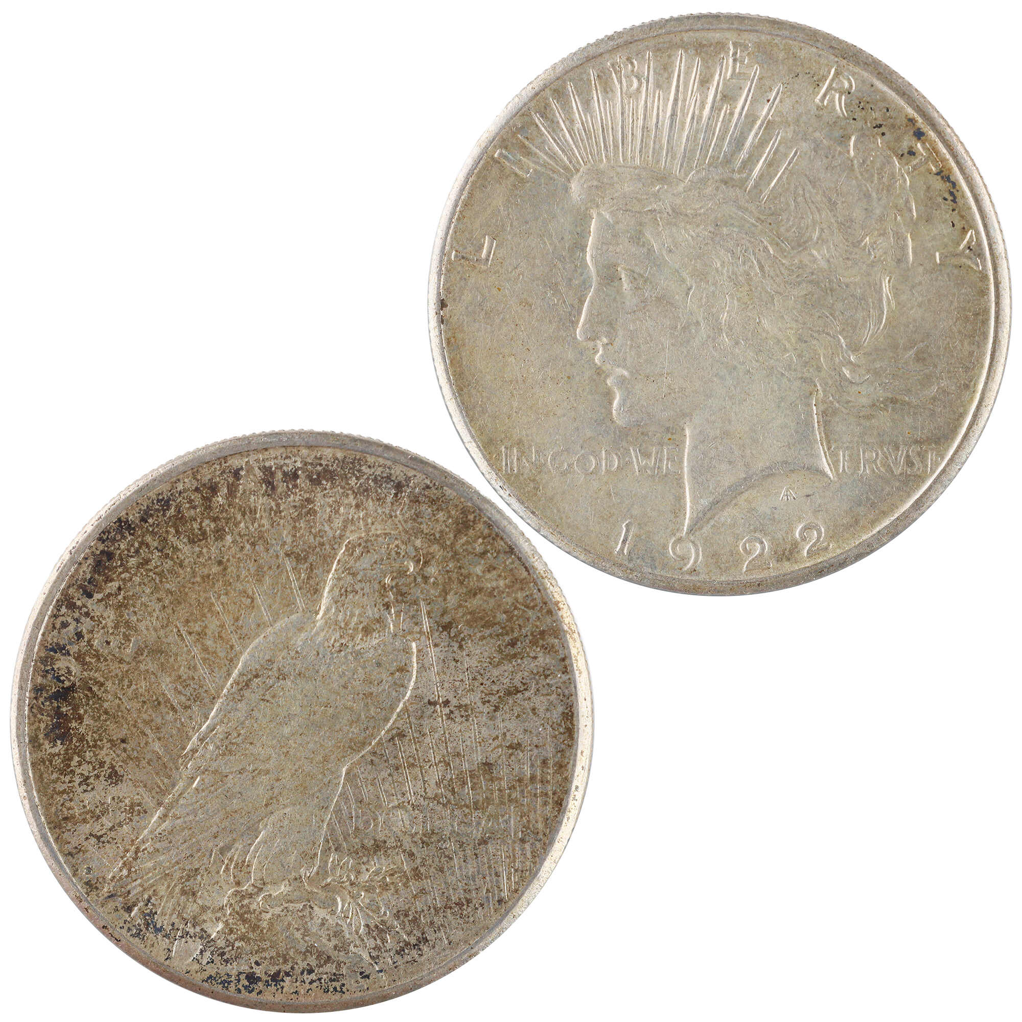 1922 S Peace Dollar XF EF Extremely Fine Silver $1 Coin SKU:I12098