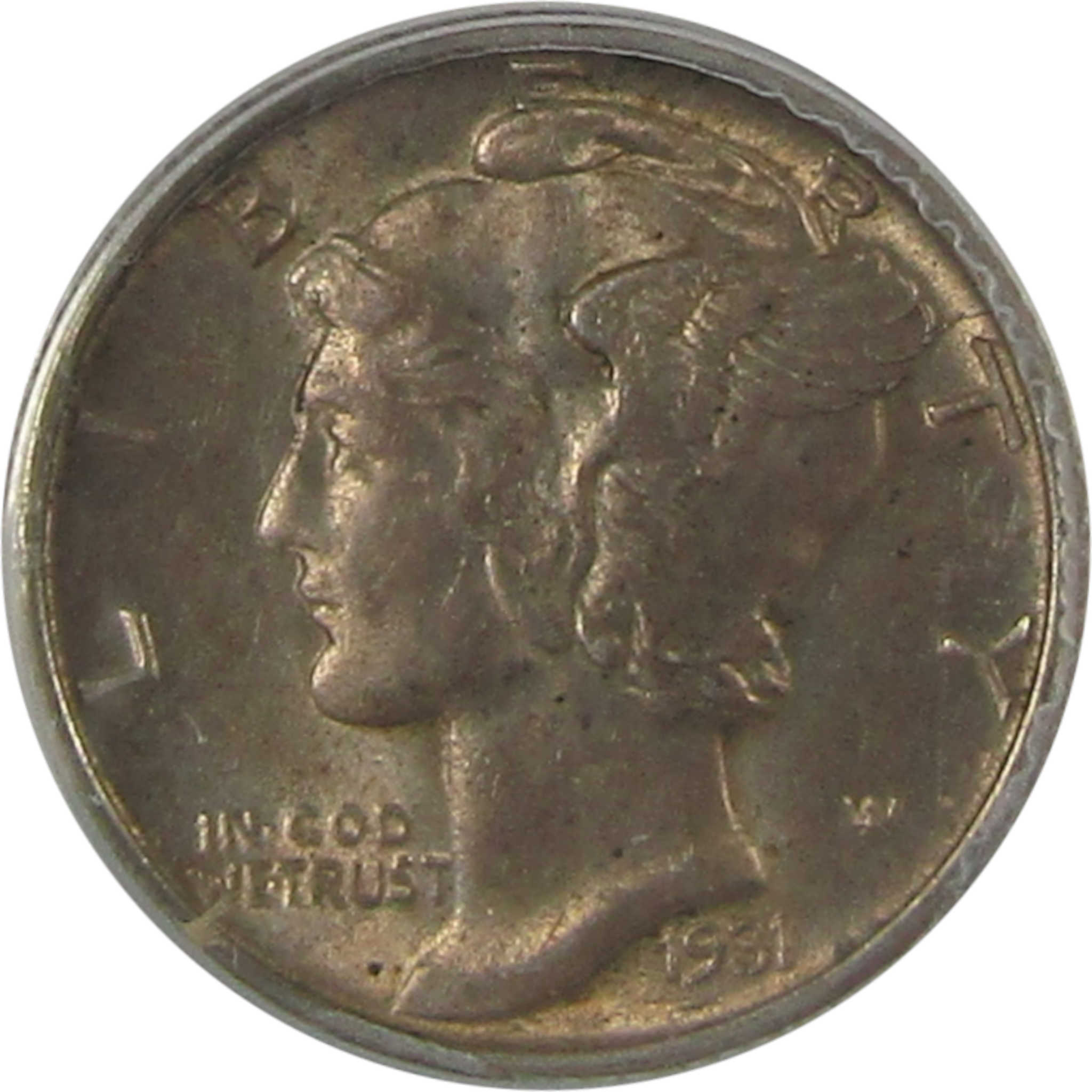 1931 Mercury Dime MS 63 ANACS Silver Uncirculated 10c Coin SKU:I23023