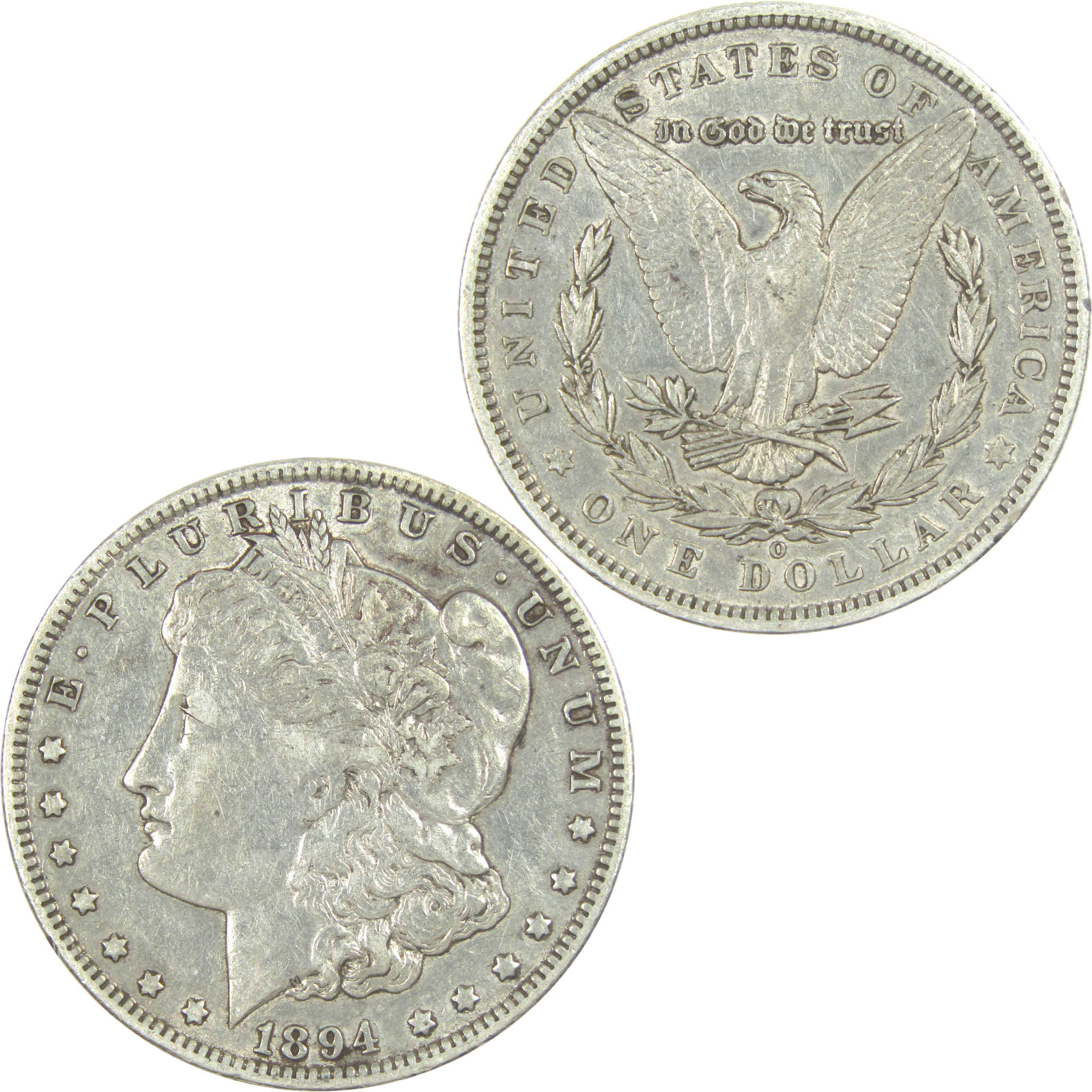 1894 O Morgan Dollar XF EF Extremely Fine Silver $1 Coin SKU:I15590 - Morgan coin - Morgan silver dollar - Morgan silver dollar for sale - Profile Coins &amp; Collectibles